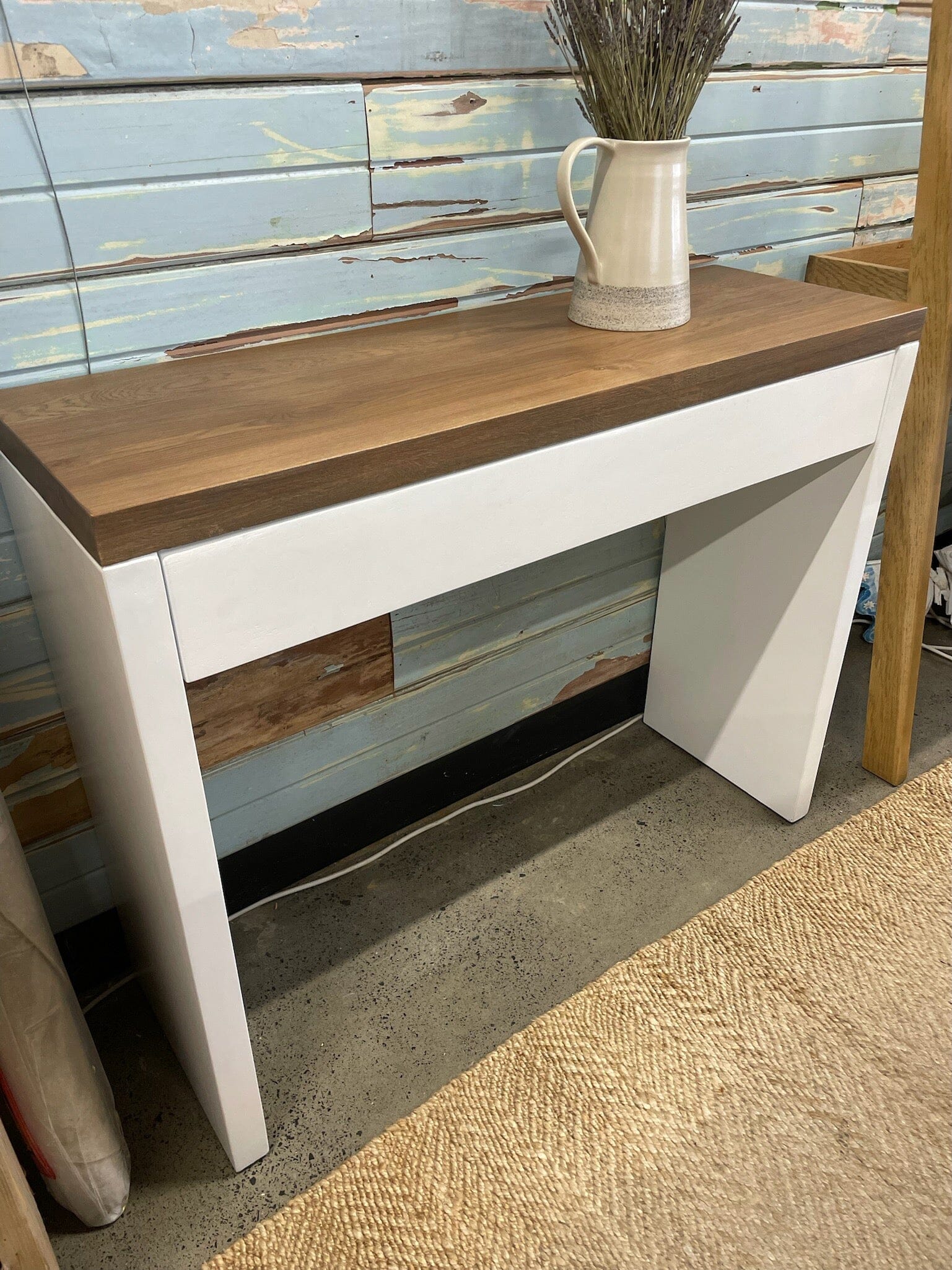 Modern Desk with 1 Drawer L1000mm Office & Storage Furniture Beachwood Designs
