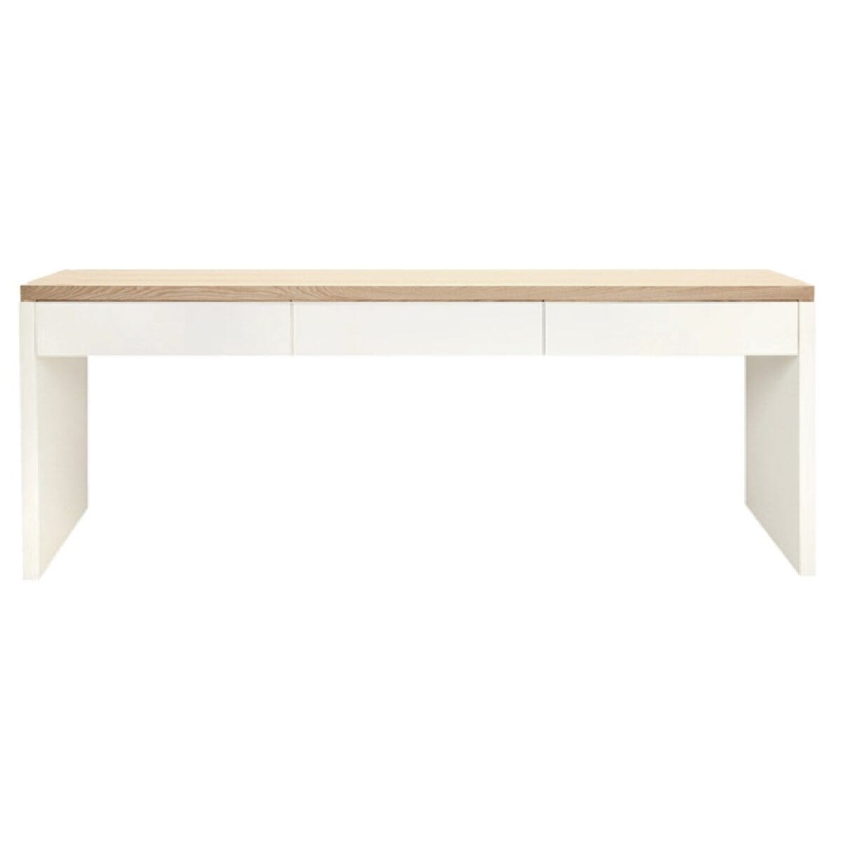 Beachwood Designs-Modern Desk with 3 Drawers L2000mm