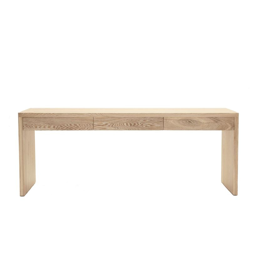 Modern Desk with 3 Drawers L2000mm Office & Storage Furniture Beachwood Designs