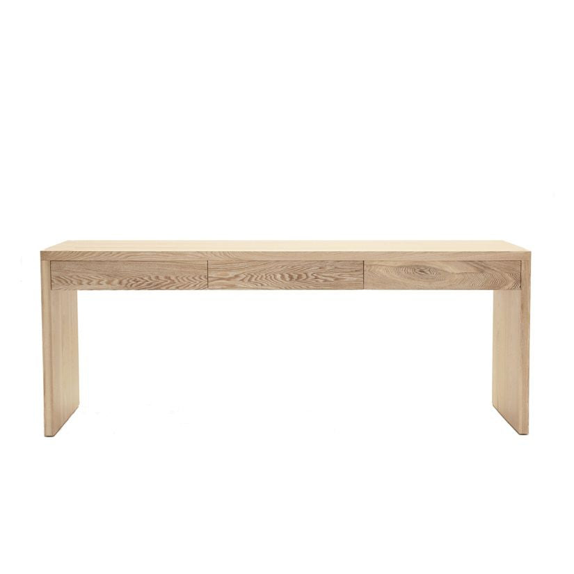 Modern Desk with 3 Drawers L2000mm Office & Storage Furniture Beachwood Designs