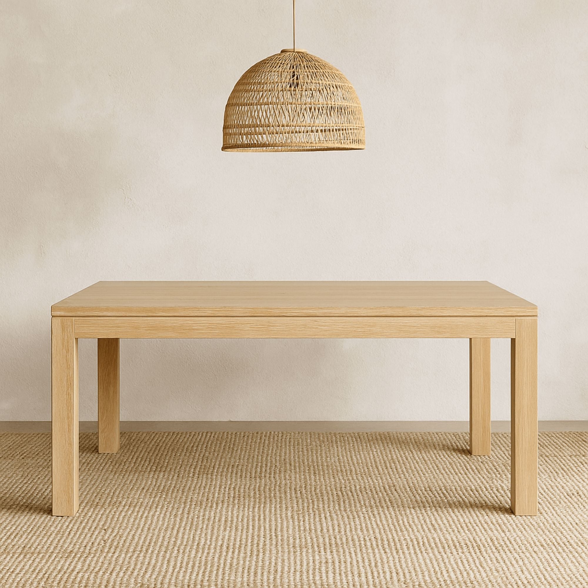 Modern Dining Table L1400mm Dining Furniture Beachwood Designs Limed Ash