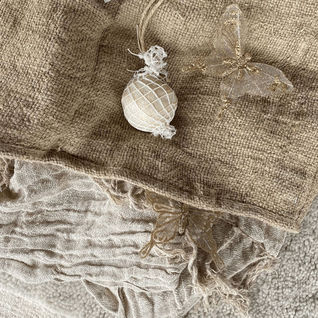 Natural Linen Hand Towel Homewares Beachwood Designs