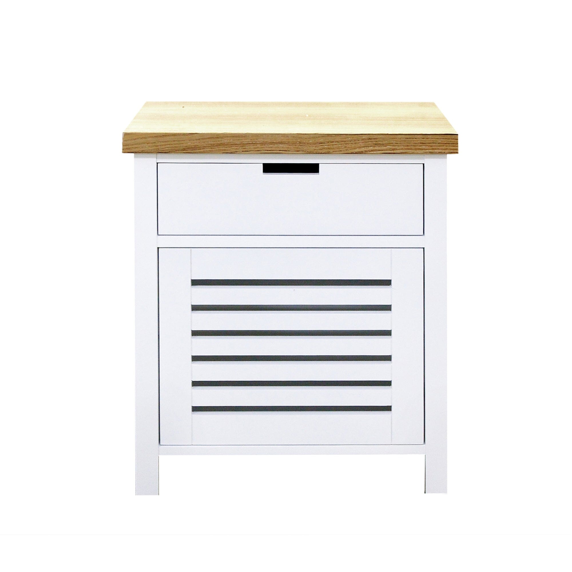 Newport Bedside L600mm - 1 Drawer Bedroom Furniture Beachwood Designs