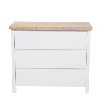 Newport Chest of Drawers L1000mm Bedroom Furniture Beachwood Designs White &amp; Limed Ash 
