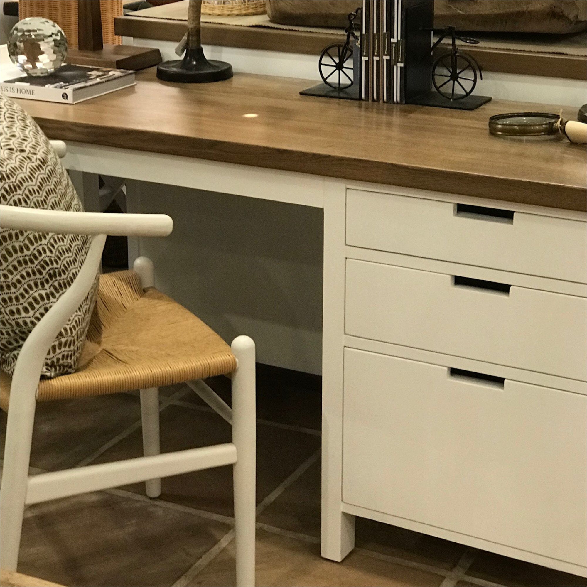 Newport Desk L1500mm with 3 Drawers Office & Storage Furniture Beachwood Designs