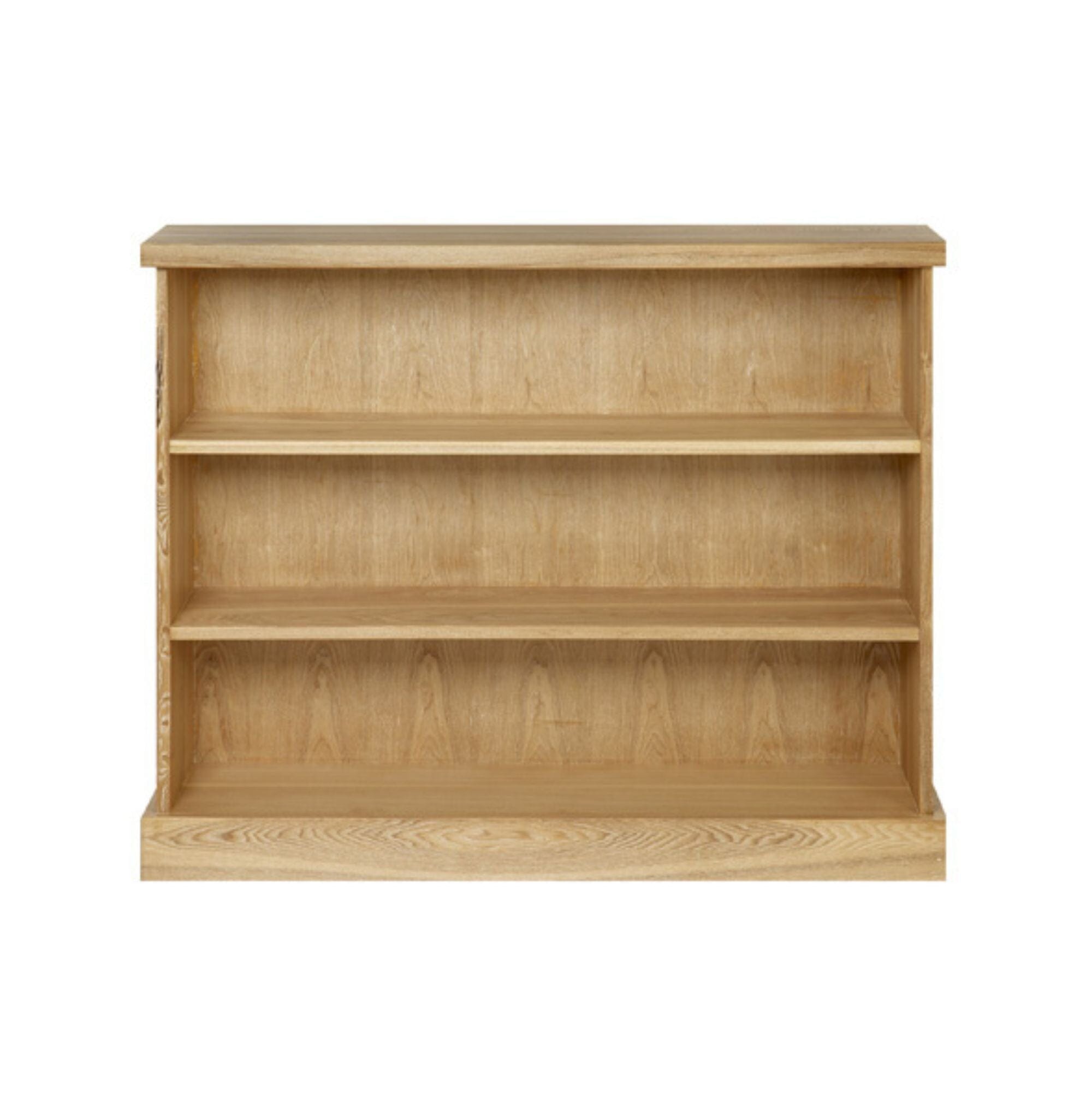 Newport Low Bookcase Office & Storage Furniture Beachwood Designs Limed Ash