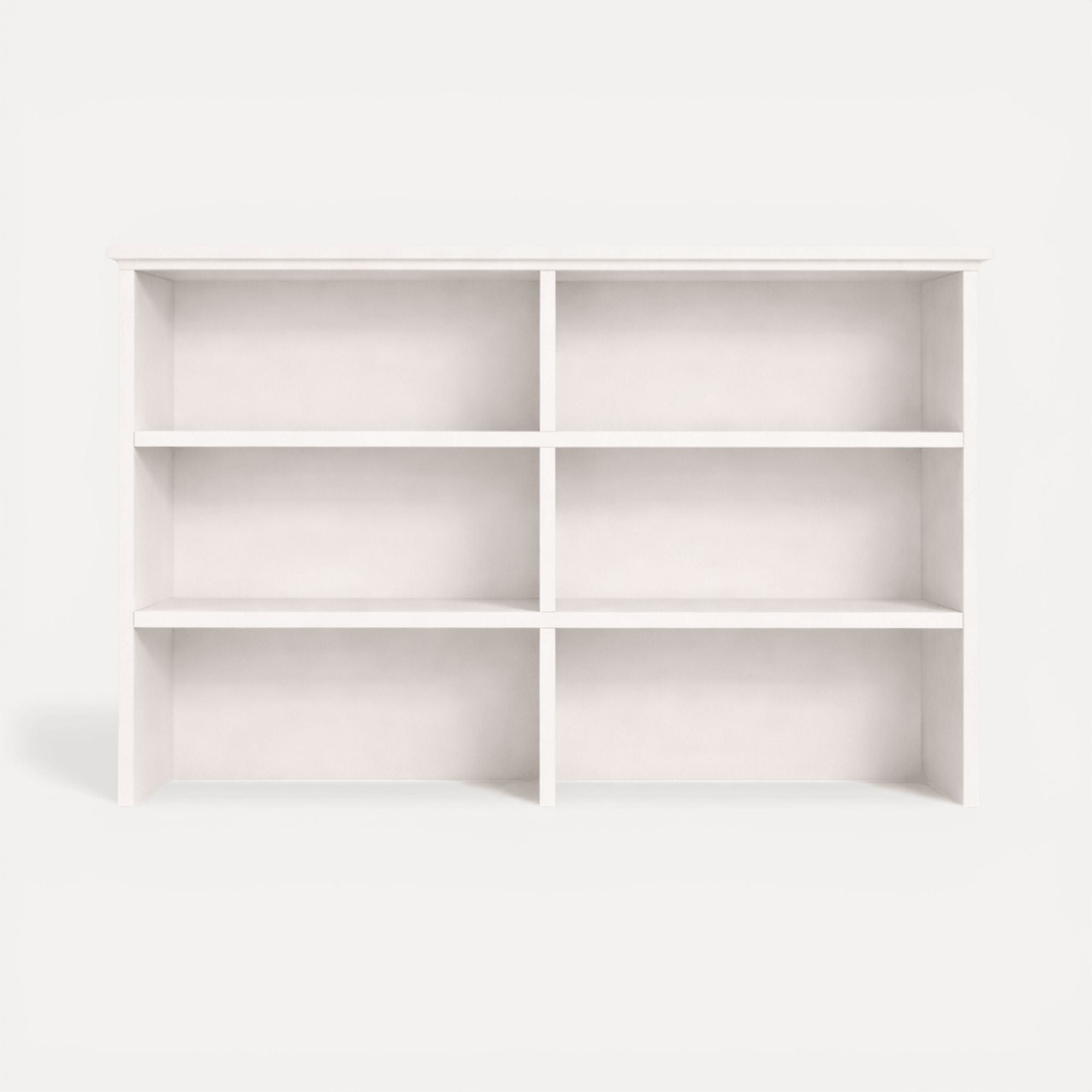 Newport Shelving Hutch L 2000mm Office & Storage Furniture Beachwood Designs White