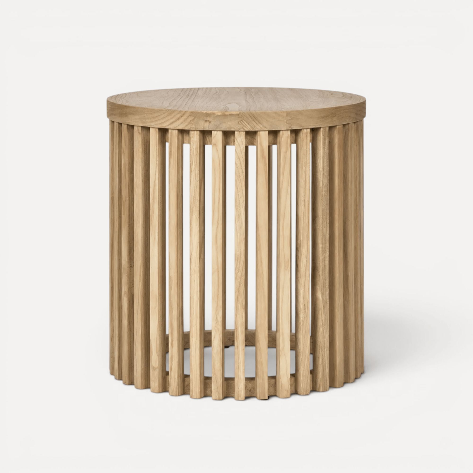 Noosa Fluted Side Table Living Furniture Beachwood Designs