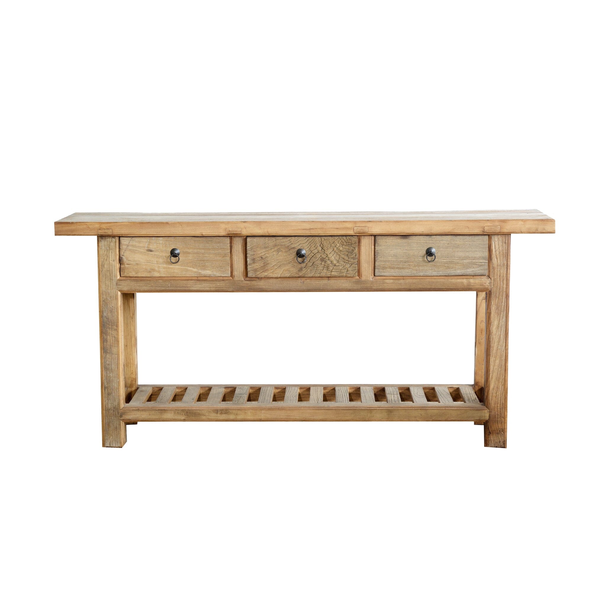 Overhang Elm Console L1600mm - Natural Living Furniture Beachwood Designs