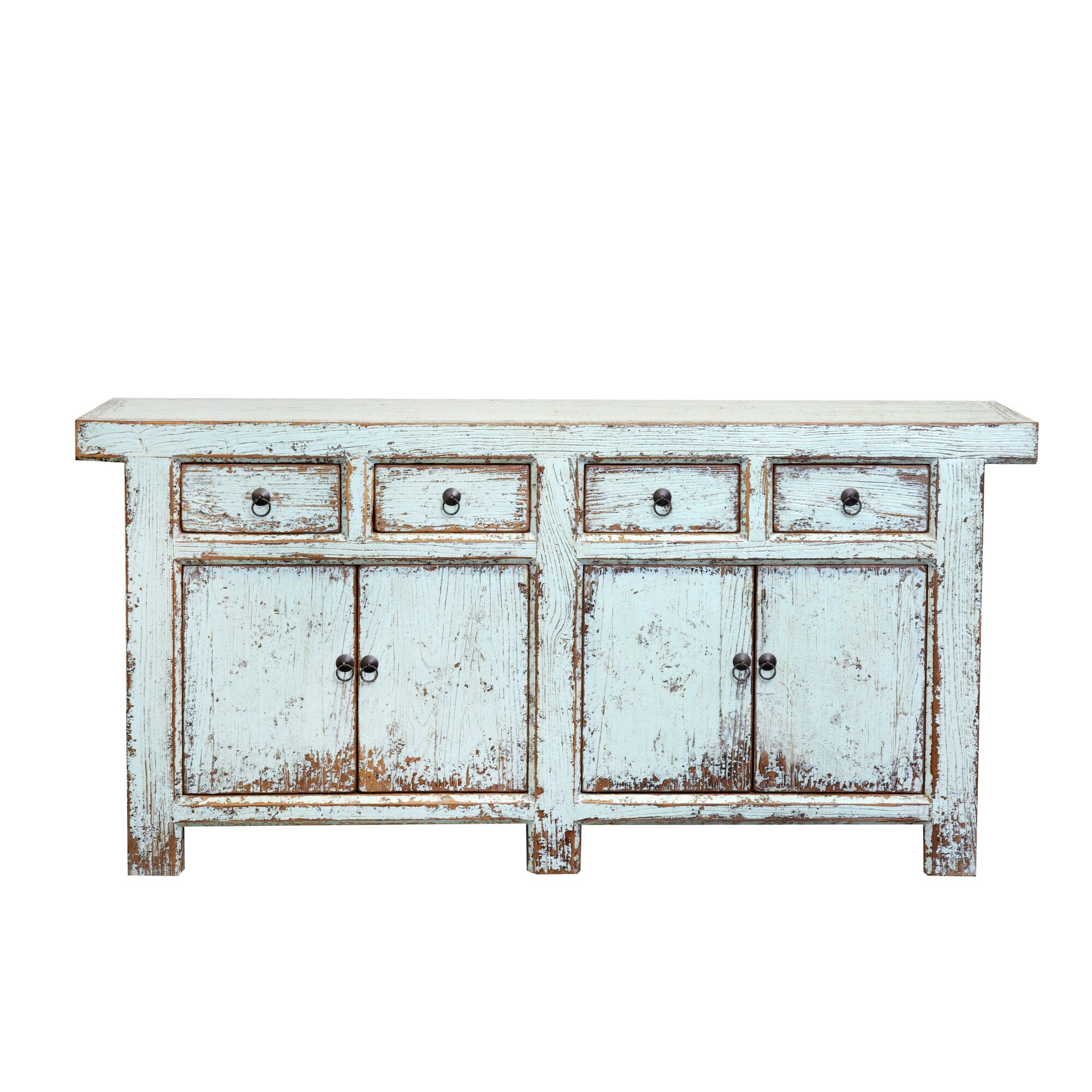 Overhang Elm Sideboard L1500mm Living Furniture Beachwood Designs Painted Light Blue Elm