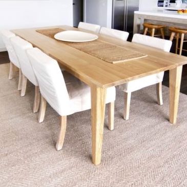 Pacific Dining Table L1800mm Dining Furniture Beachwood Designs Limed Ash