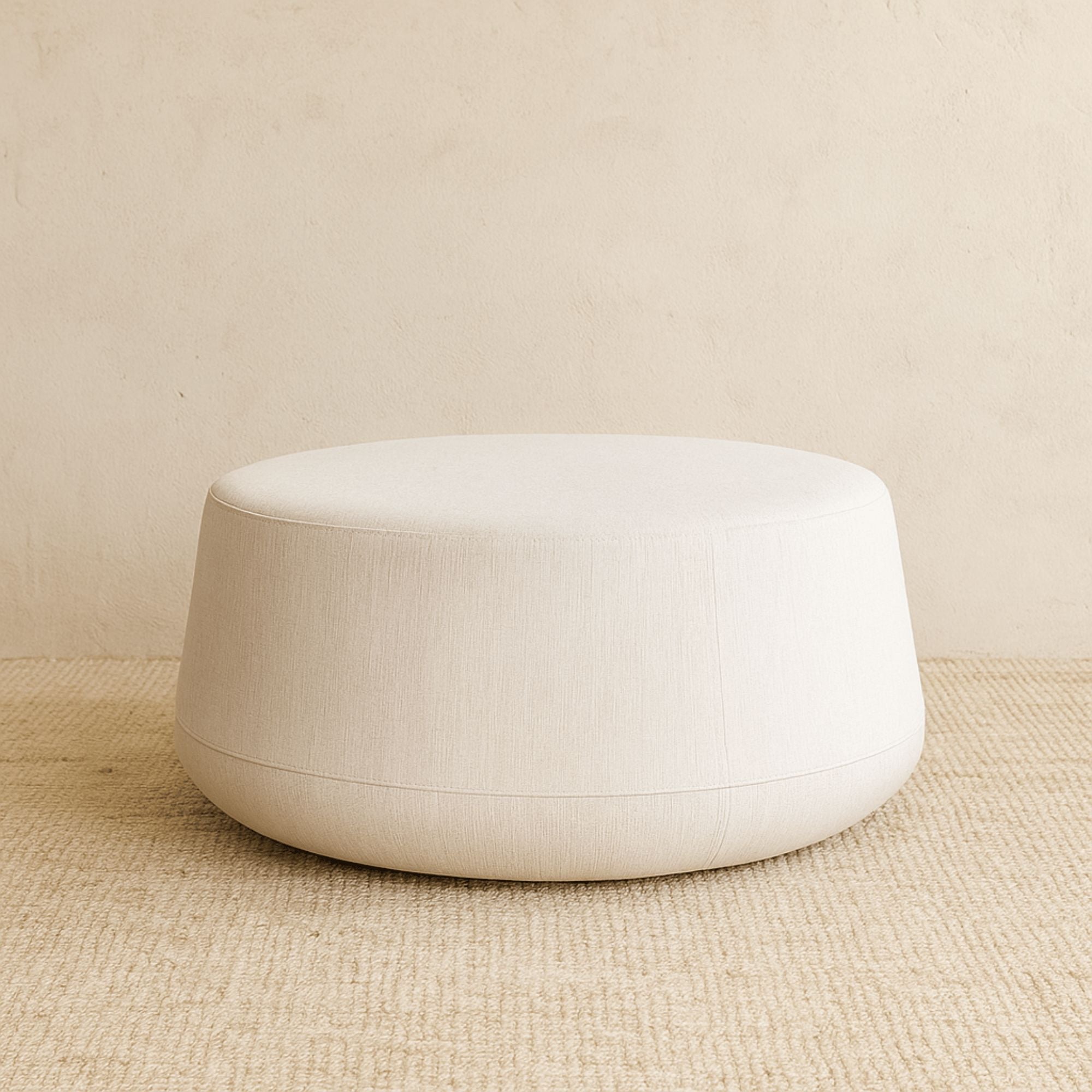 Palma Round Ottoman - D1000mm Living Furniture Beachwood Designs