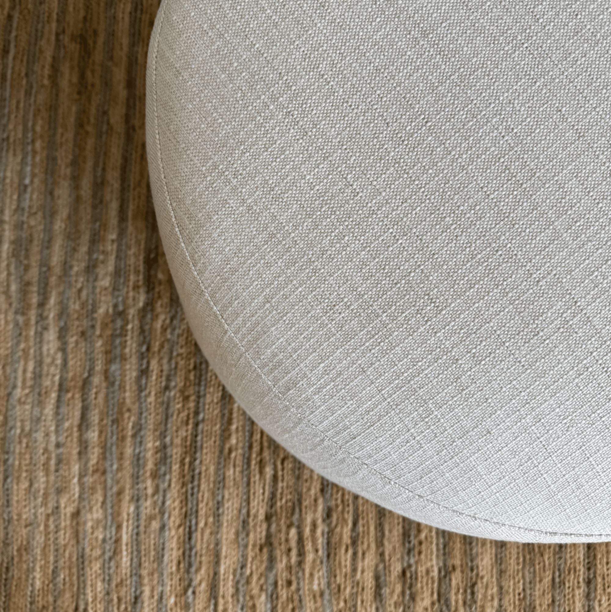 Palma Round Ottoman - D620mm Living Furniture Beachwood Designs