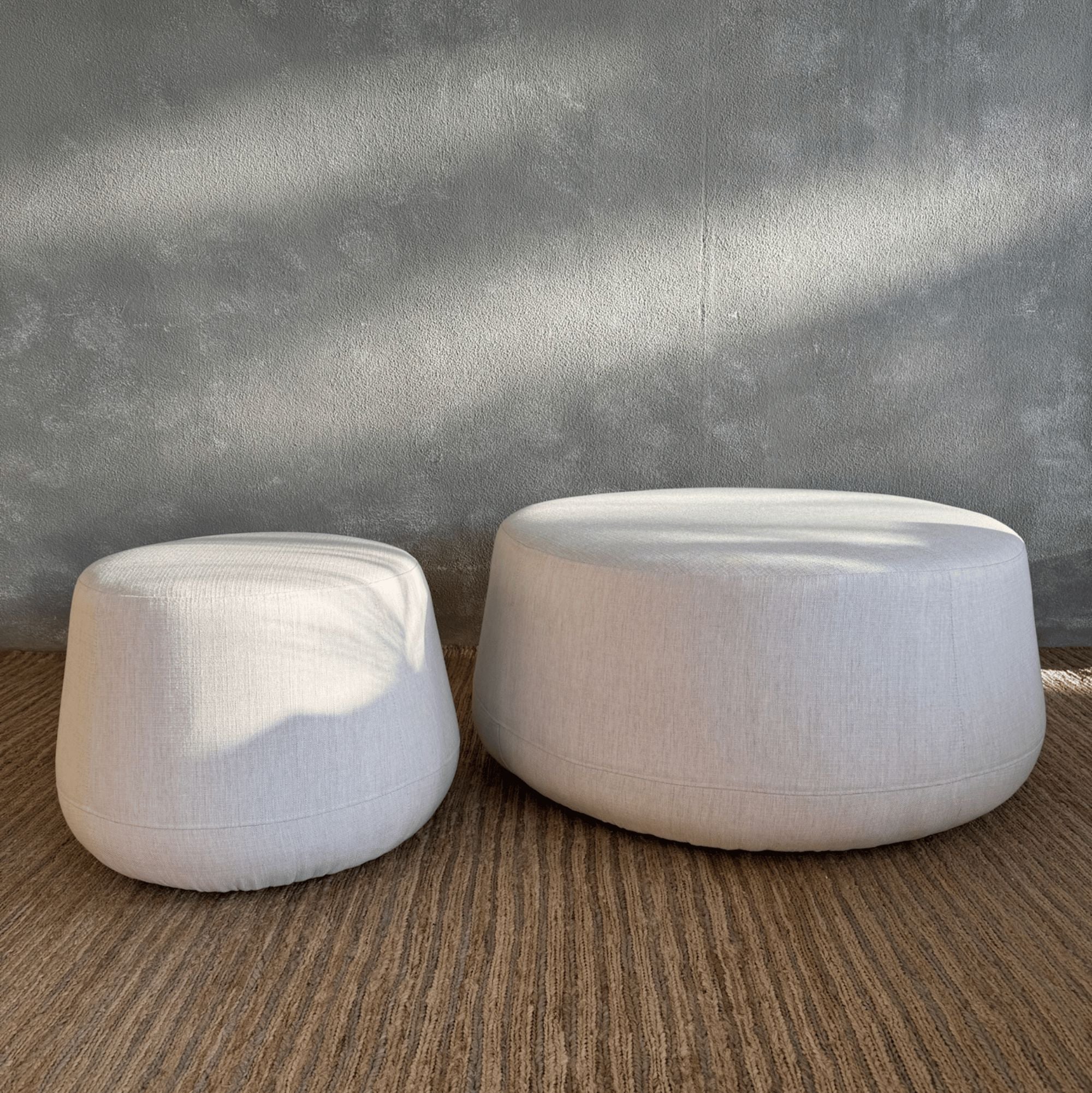 Palma Round Ottoman - D620mm Living Furniture Beachwood Designs