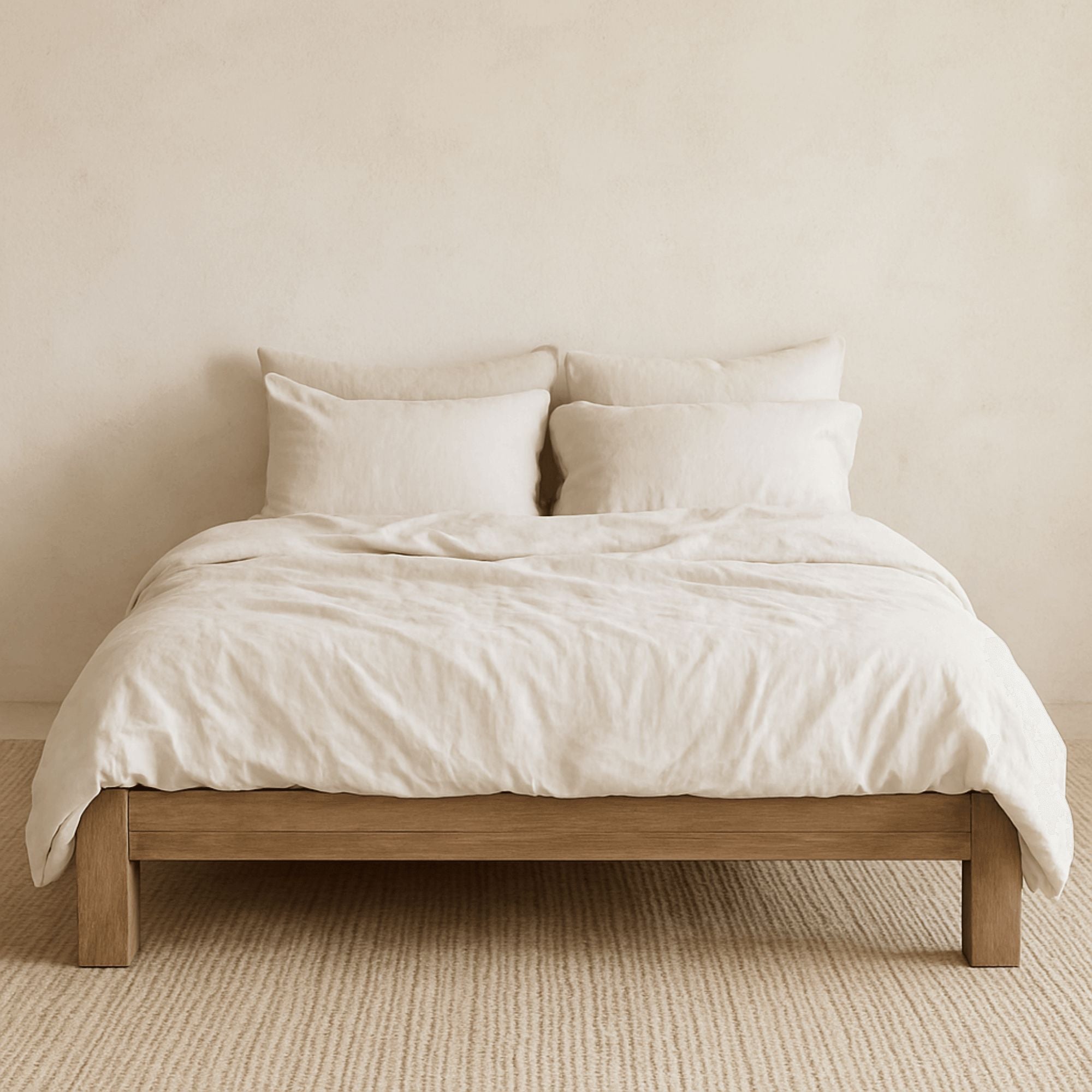 Reclaimed Elm Bed Base - Queen Bedroom Furniture Beachwood Designs