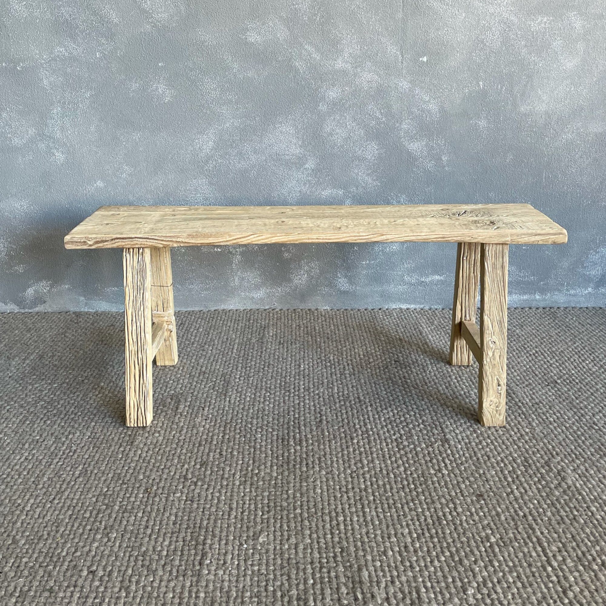 Reclaimed Elm Bench Seat L1200mm Dining Furniture Beachwood Designs