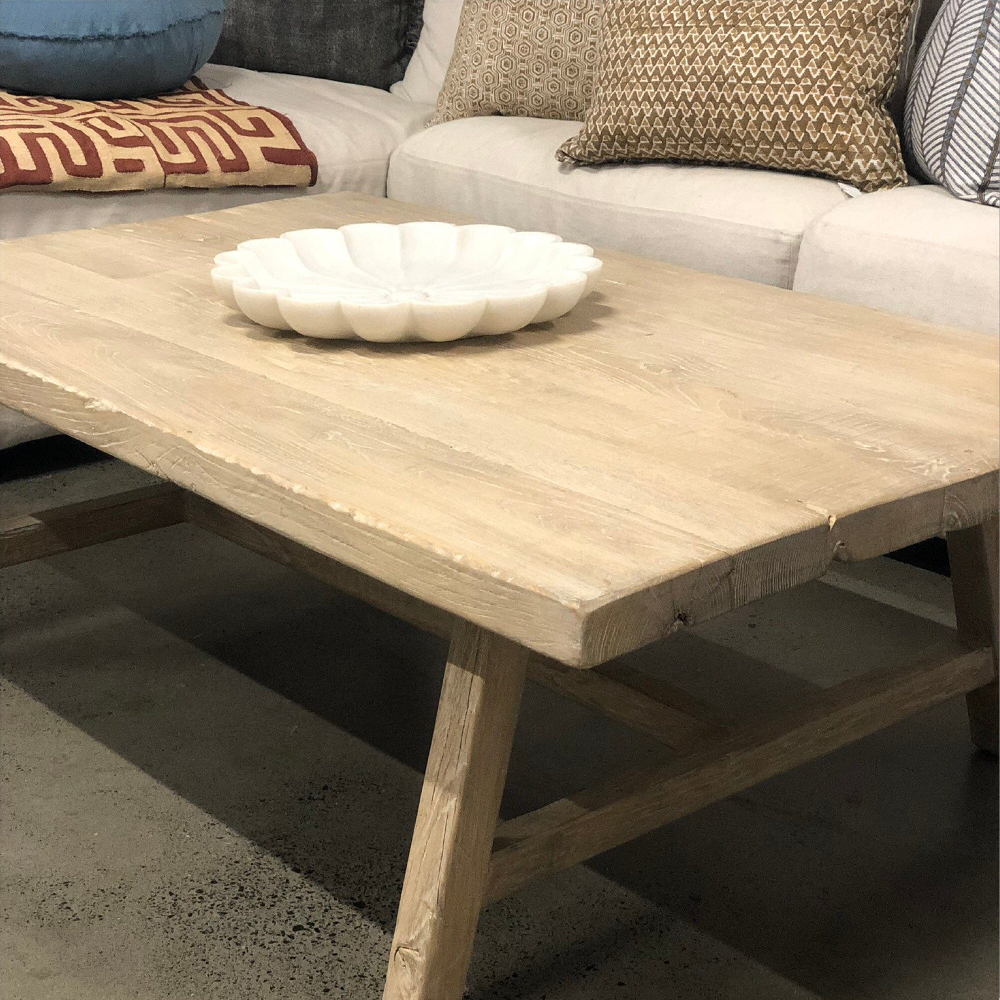 Reclaimed Elm Coffee Table Living Furniture Beachwood Designs