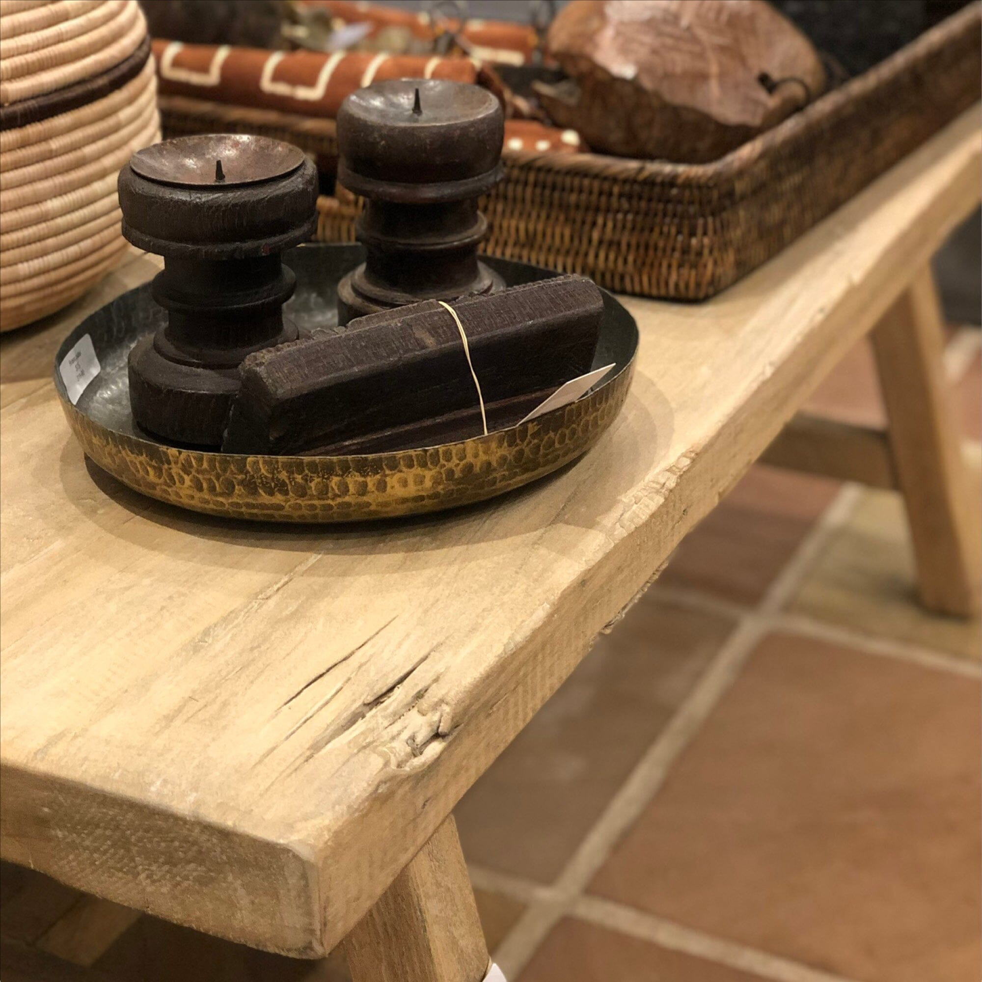 Reclaimed Elm Coffee Table Living Furniture Beachwood Designs