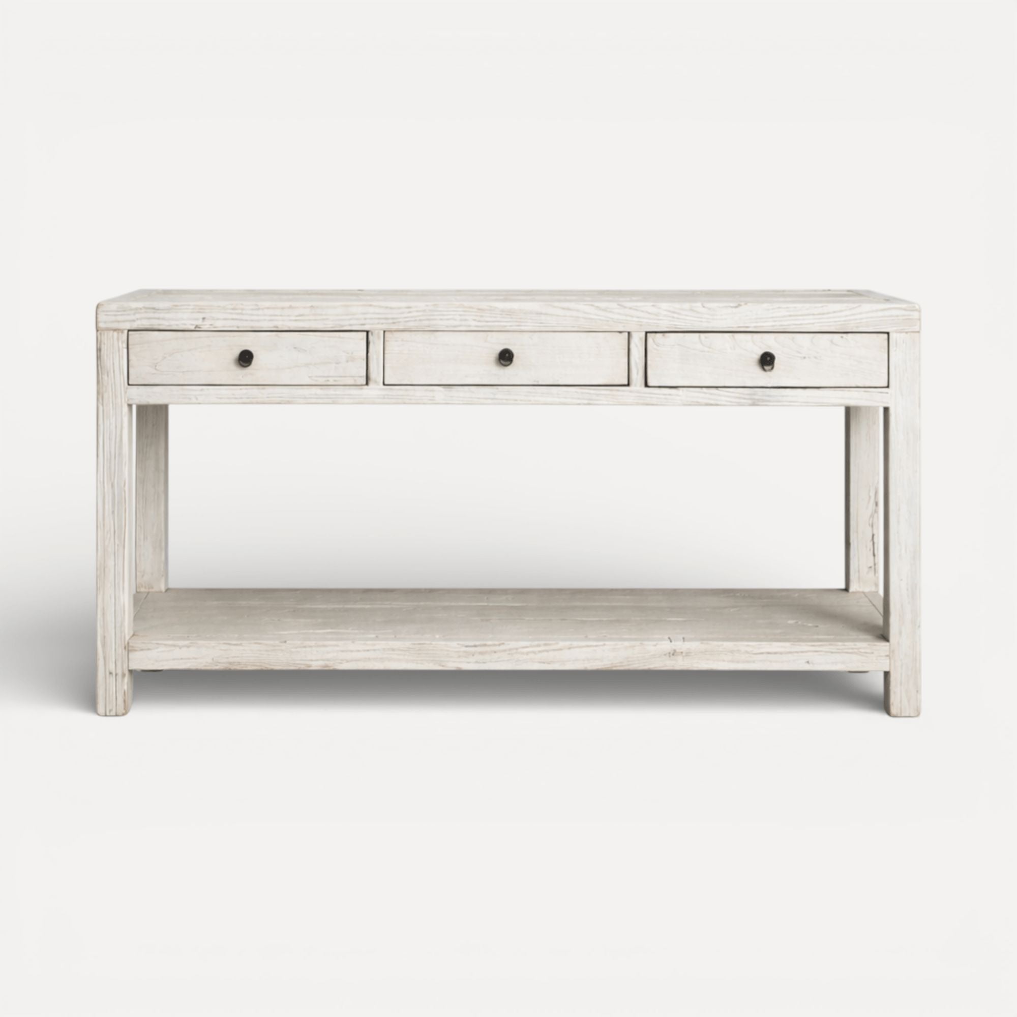 Reclaimed Elm Console L1800mm Living Furniture Beachwood Designs Painted White Elm