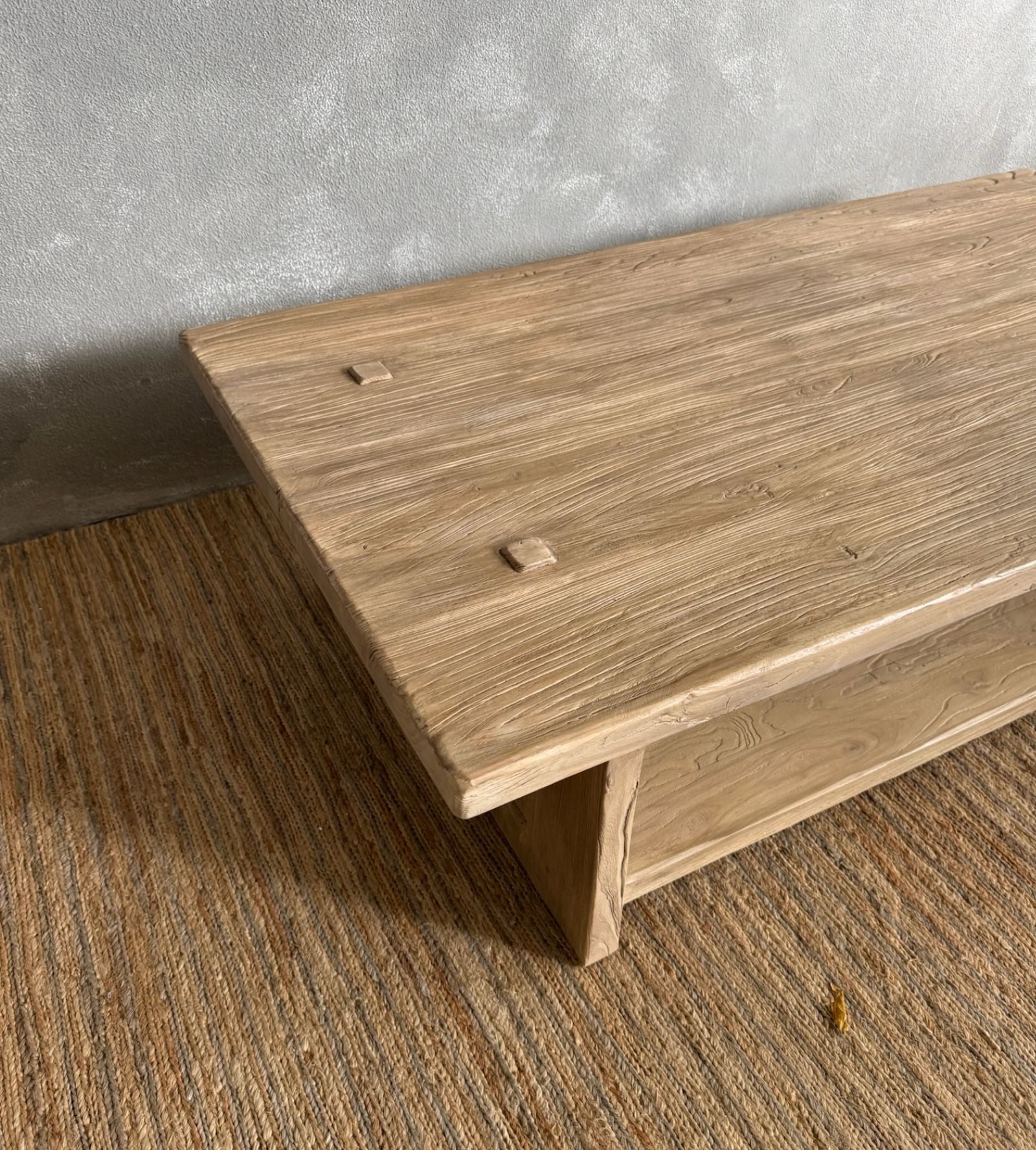 Reclaimed Elm Join Detail Coffee Table Living Furniture Beachwood Designs