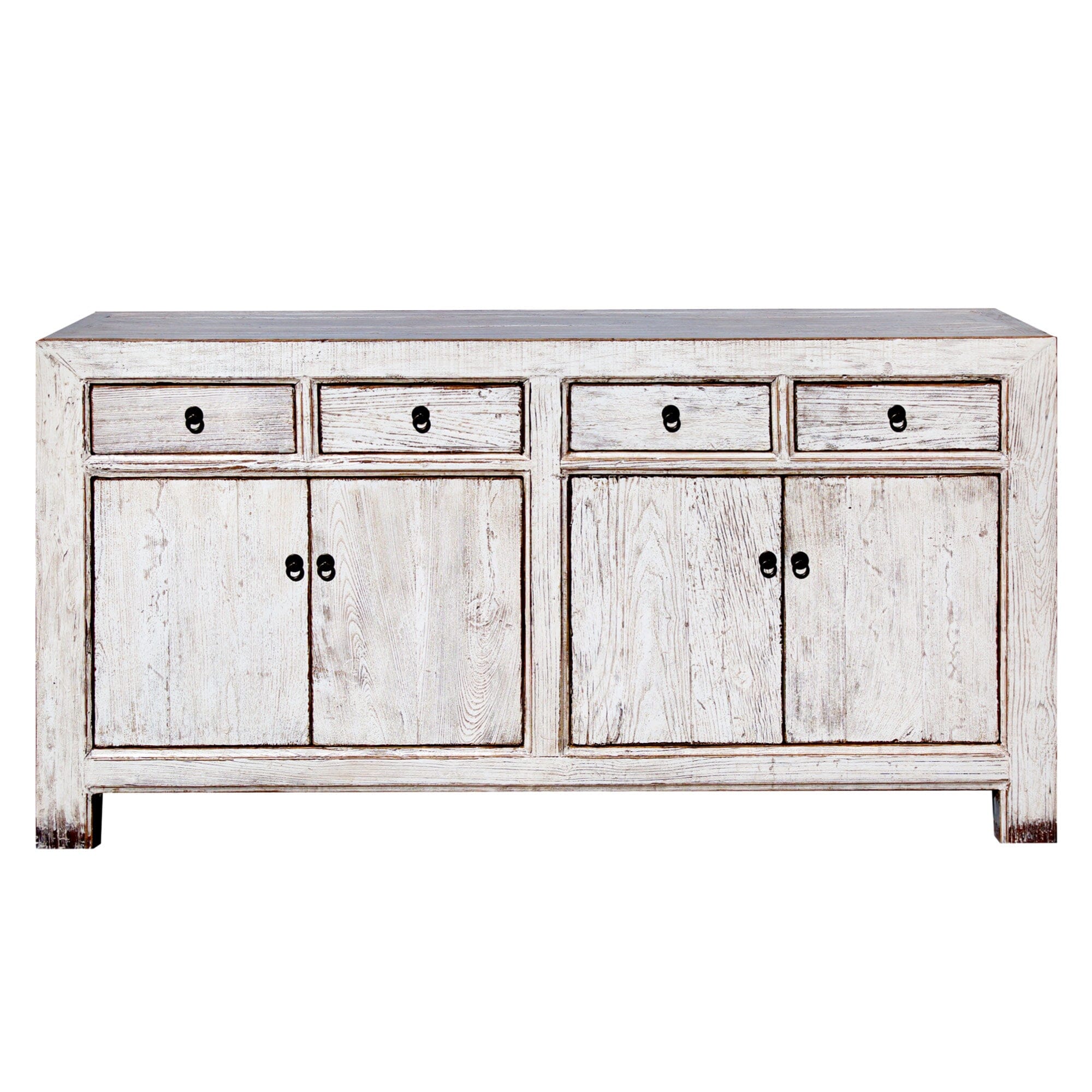Reclaimed Elm Sideboard L2000mm Living Furniture Beachwood Designs Painted White Elm