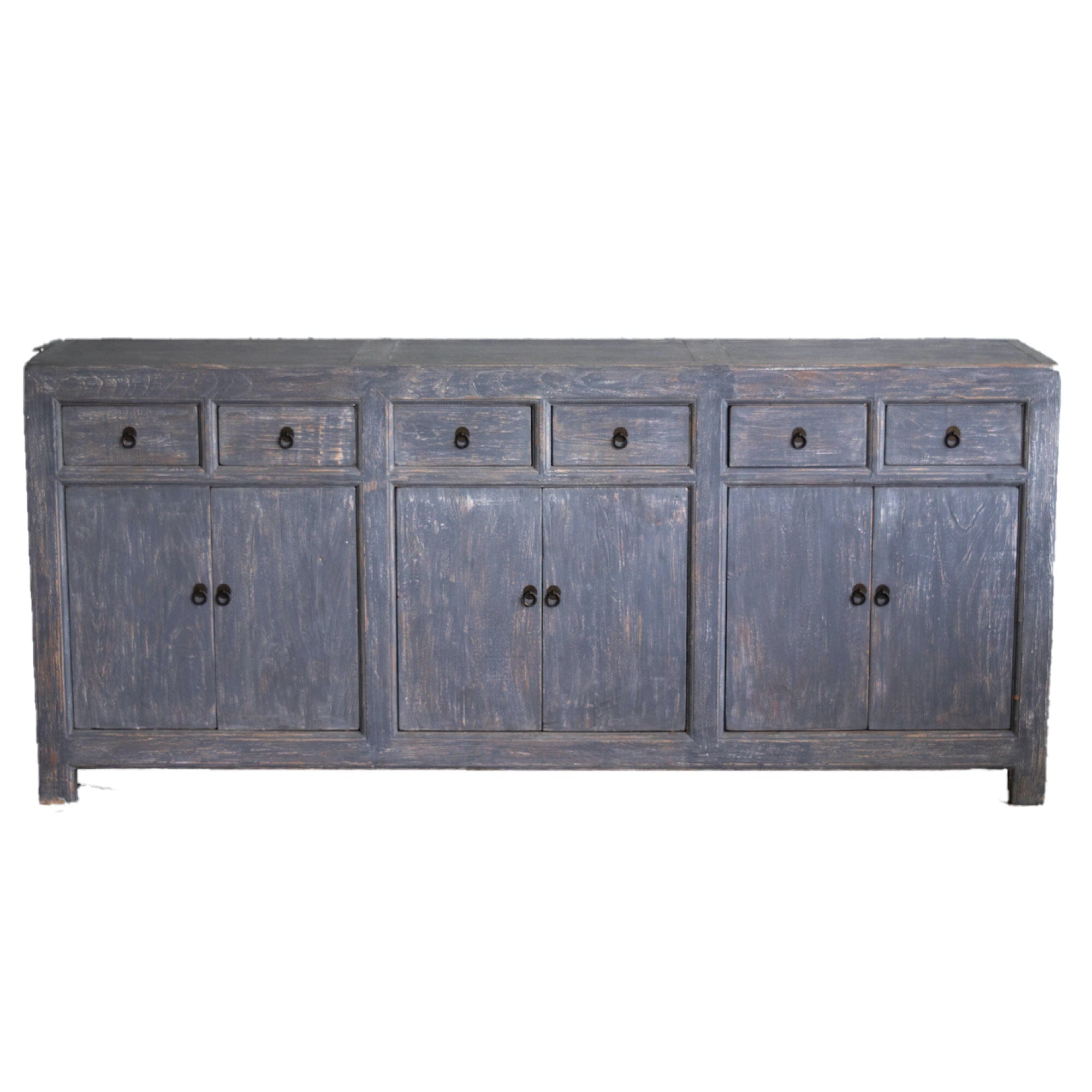 Reclaimed Elm Sideboard L2200mm Living Furniture Beachwood Designs Painted Grey Elm