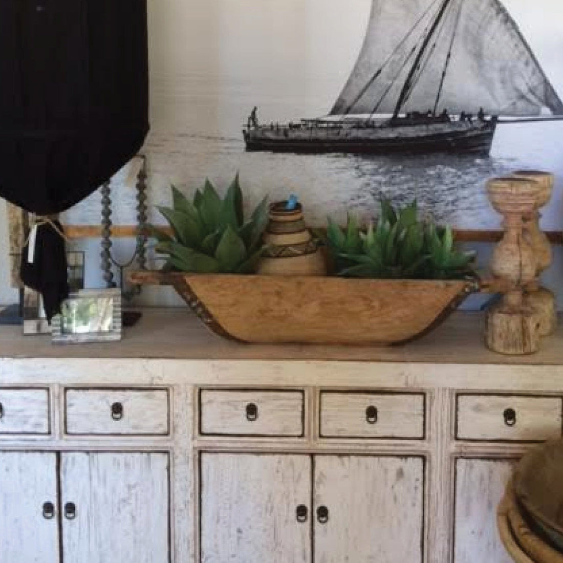 Reclaimed Elm Sideboard L2600mm Living Furniture Beachwood Designs