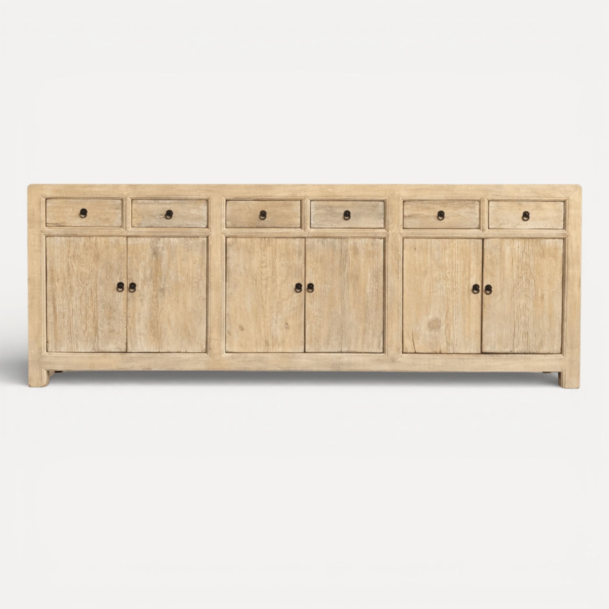 Reclaimed Elm Sideboard L2600mm Living Furniture Beachwood Designs Natural Elm