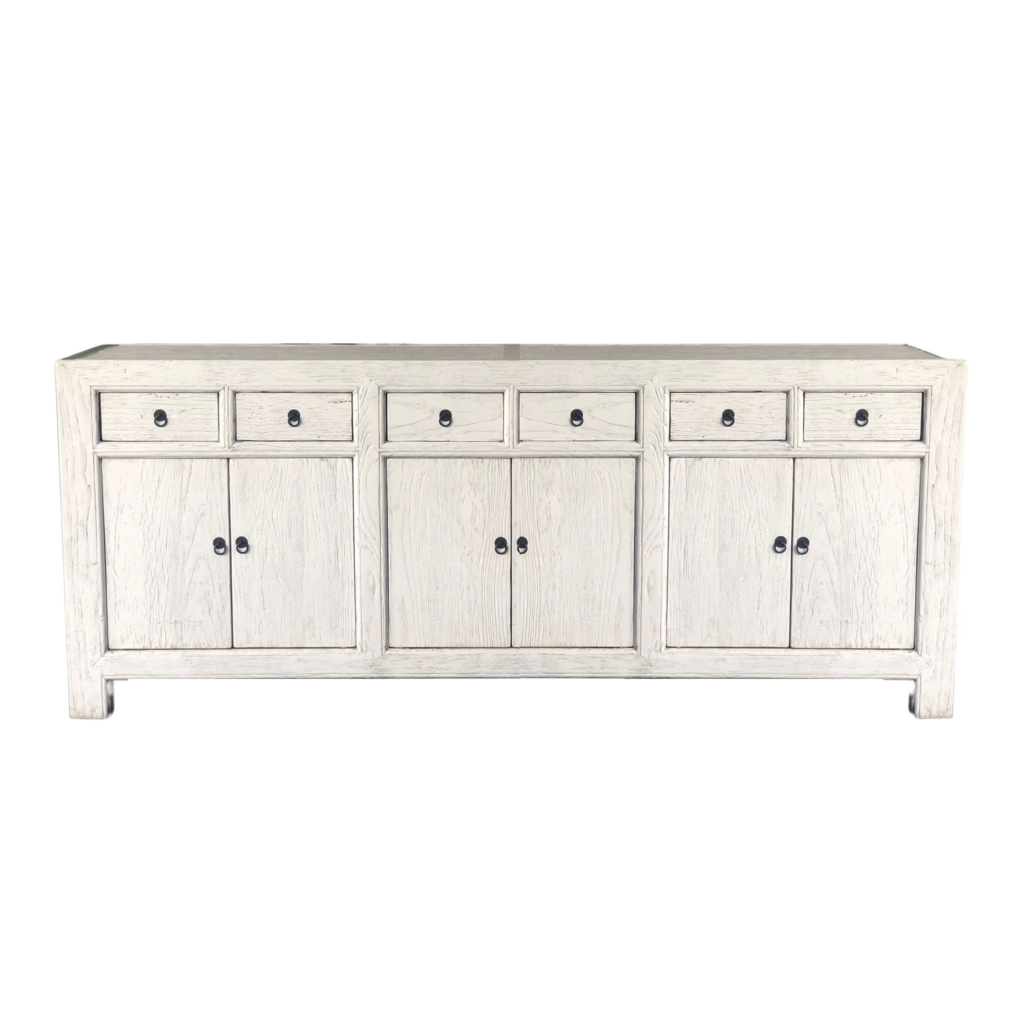 Reclaimed Elm Sideboard L2600mm Living Furniture Beachwood Designs Painted White Elm