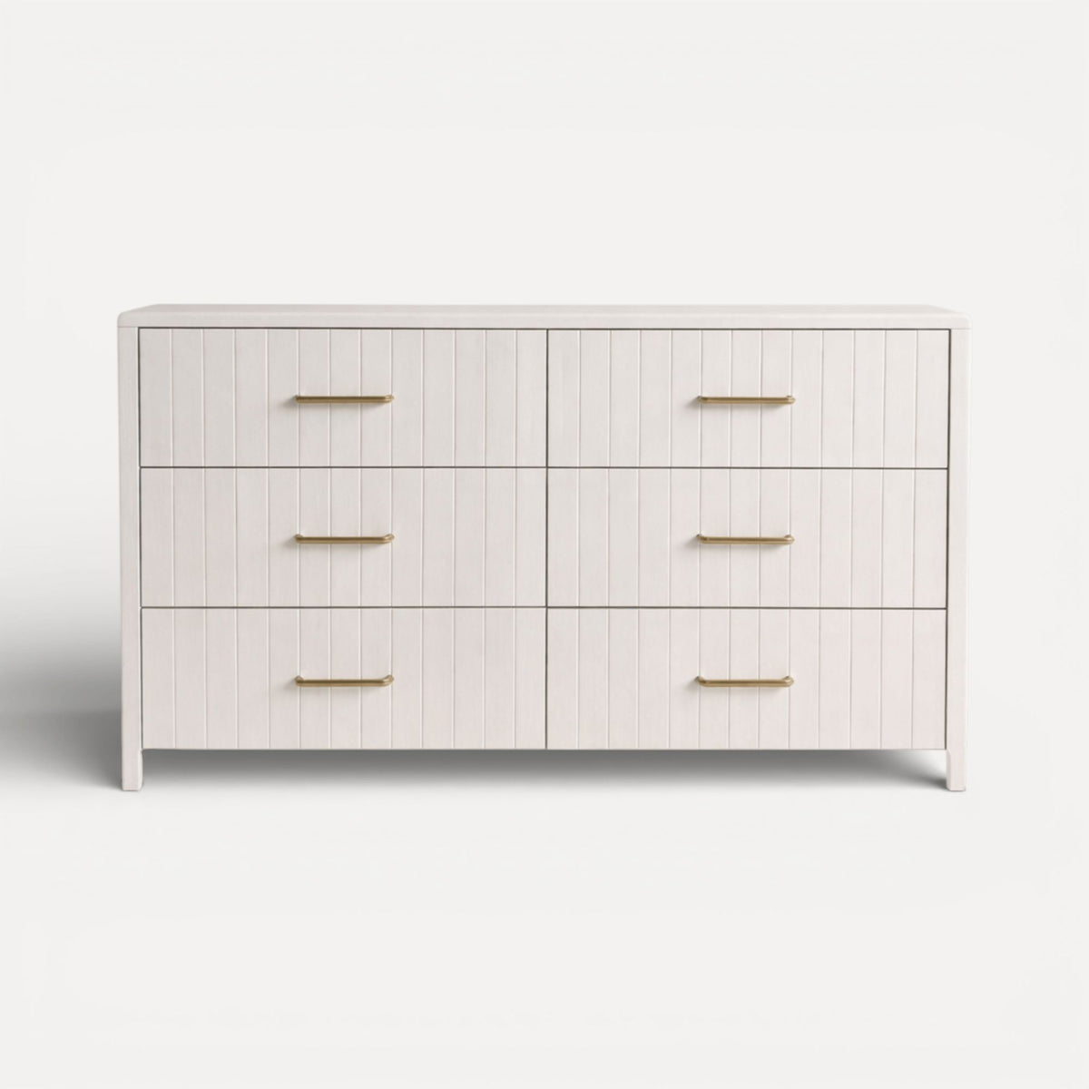 Rhodes Chest of Drawers L1500mm Bedroom Furniture Beachwood Designs White