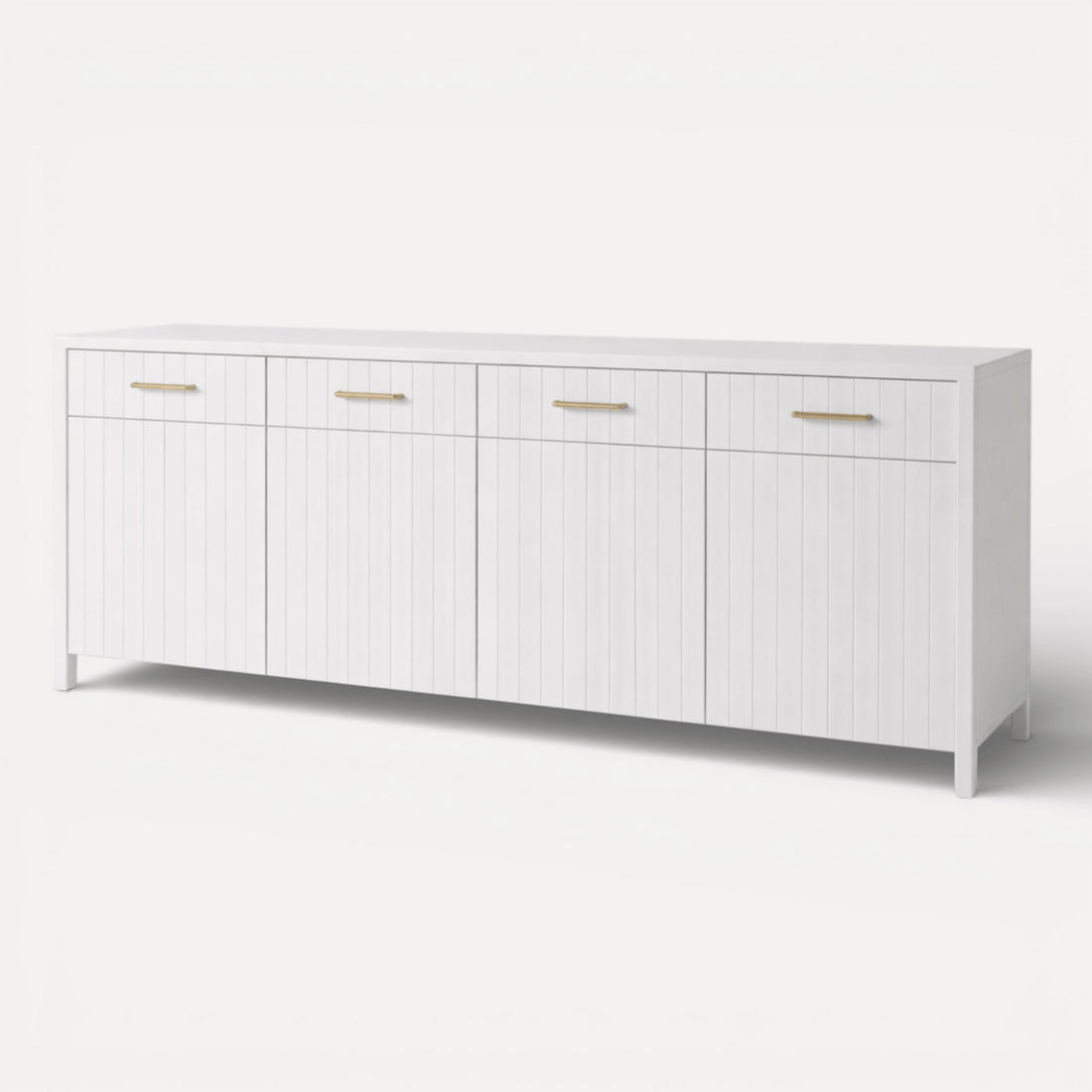 Rhodes Sideboard L2200mm - White Living Furniture Beachwood Designs