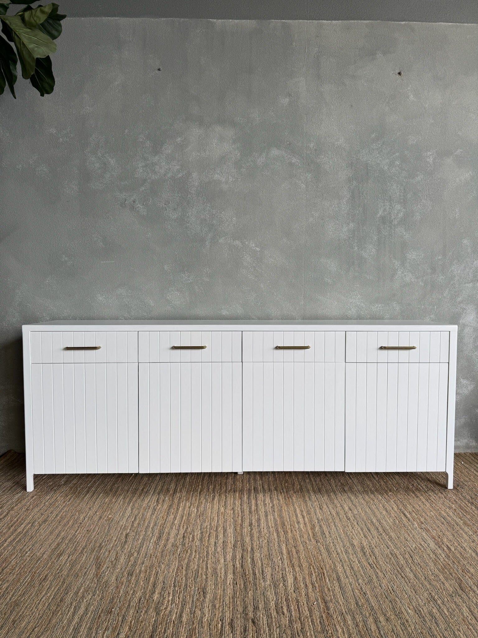 Rhodes Sideboard L2200mm - White Living Furniture Beachwood Designs