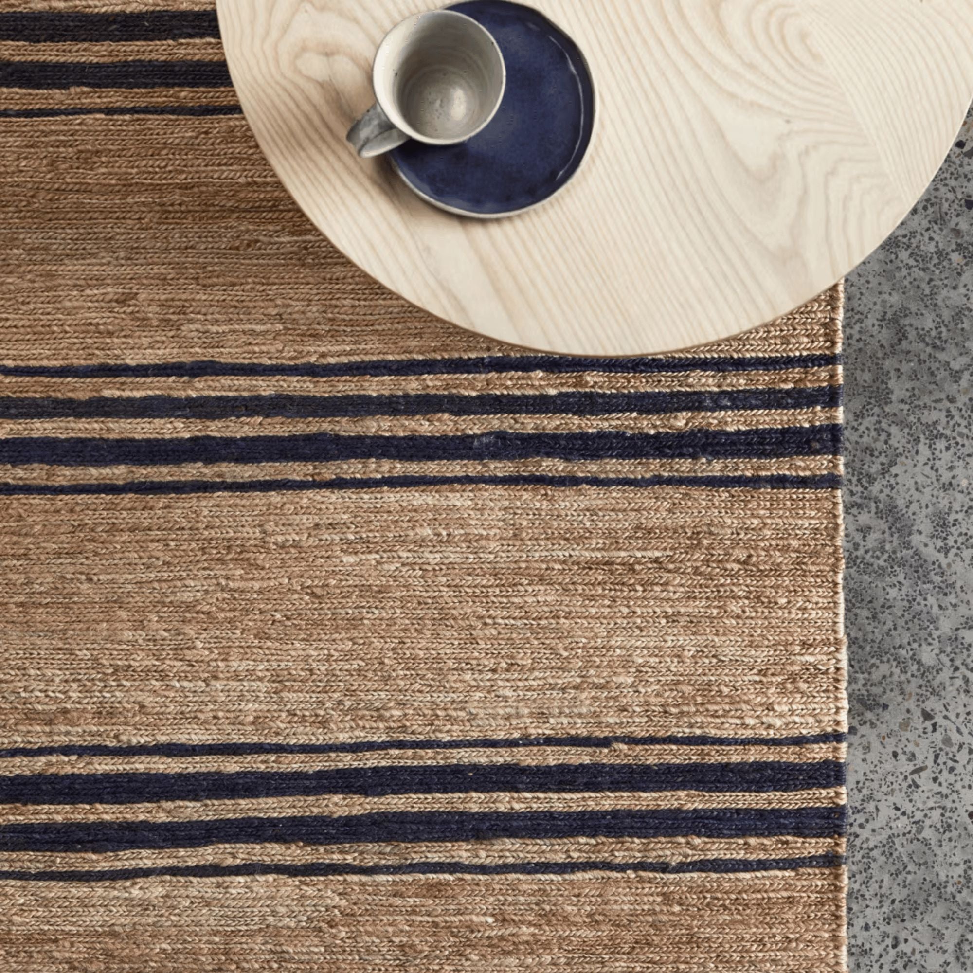 RIVER Rugs Armadillo Natural & Indigo - Armadillo 3 x 4m