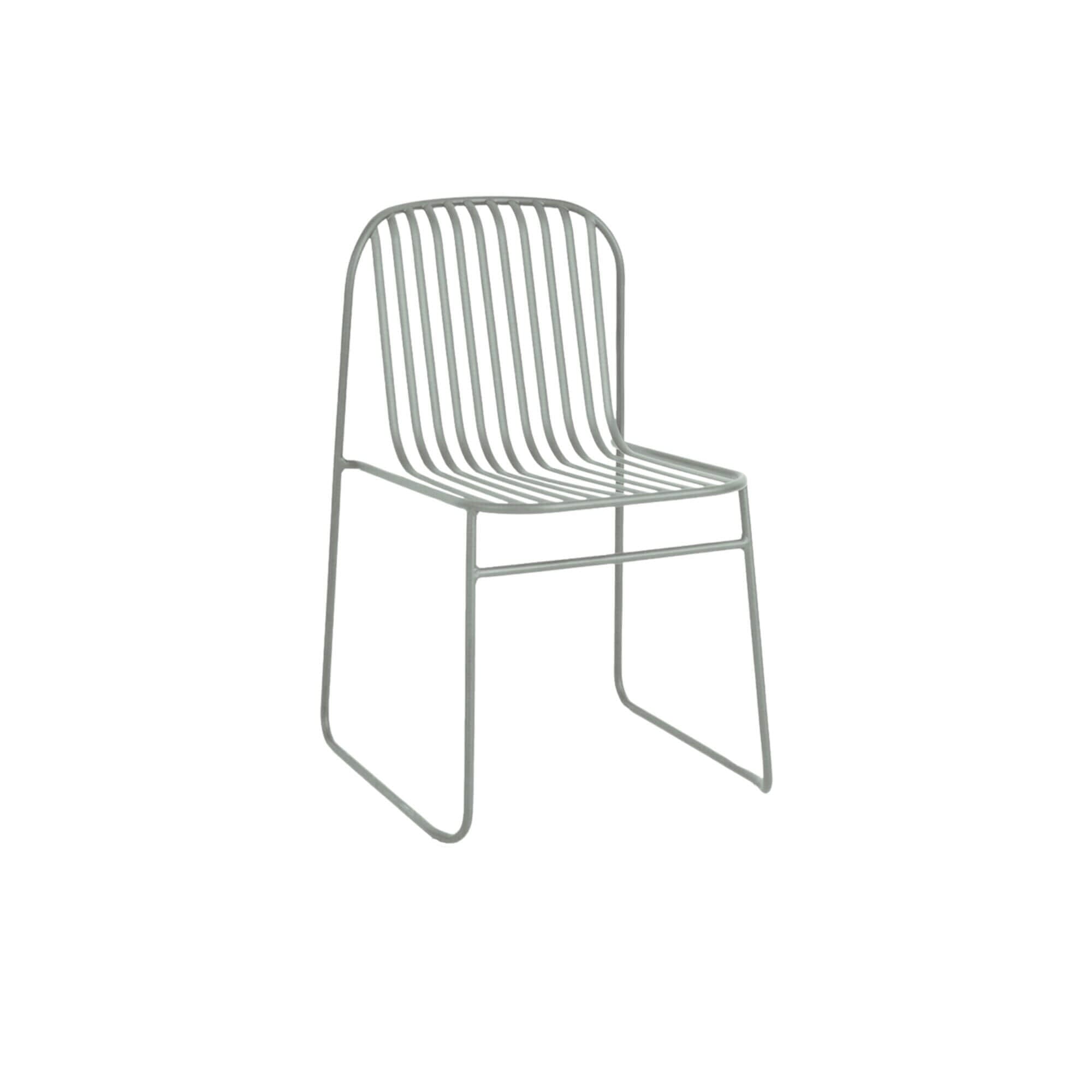 Riviera Outdoor Dining Chair Outdoor Furniture Eco Outdoor Sage Painted Steel