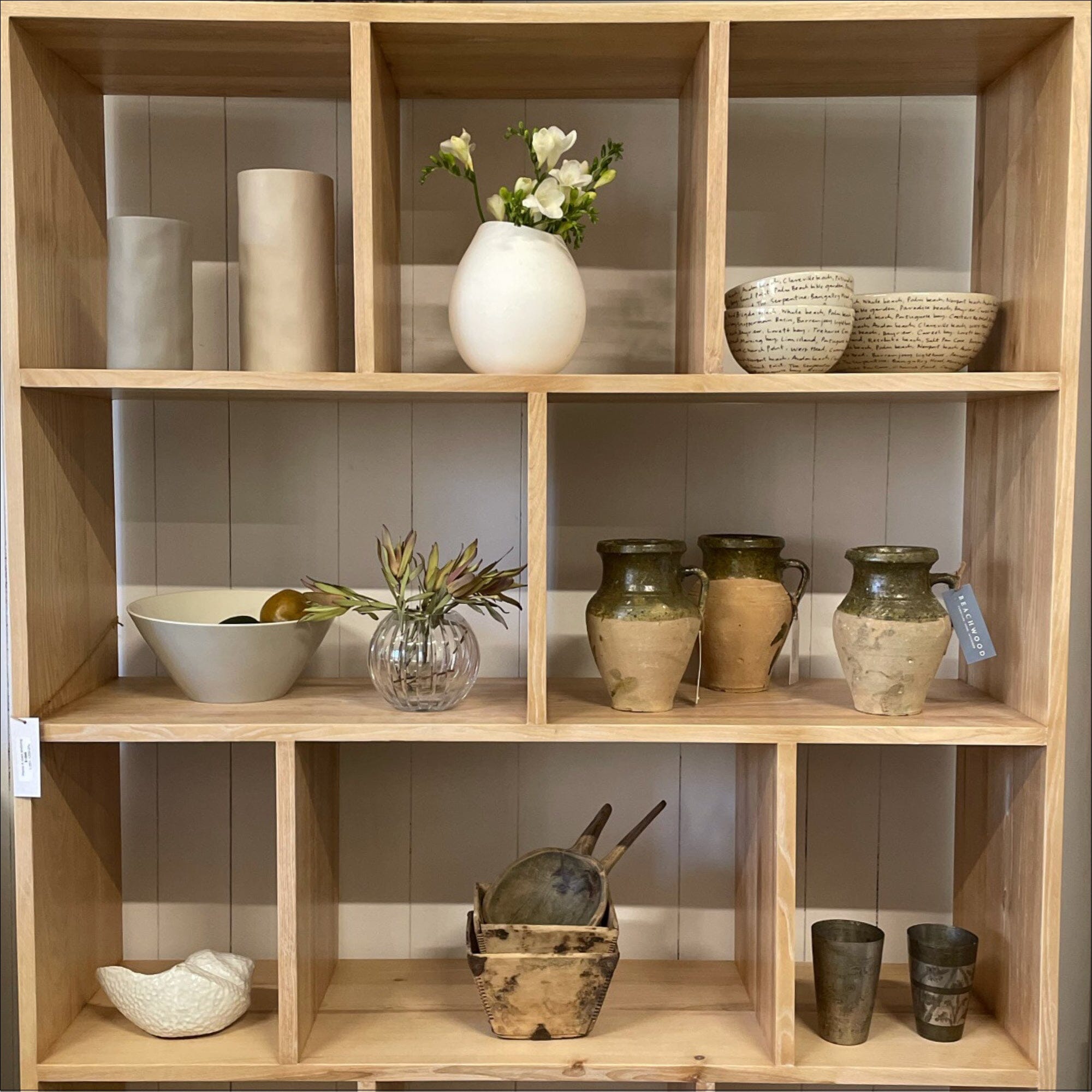 Romo Shelving L1200mm (higher) - Limed Ash Office & Storage Furniture Beachwood Designs