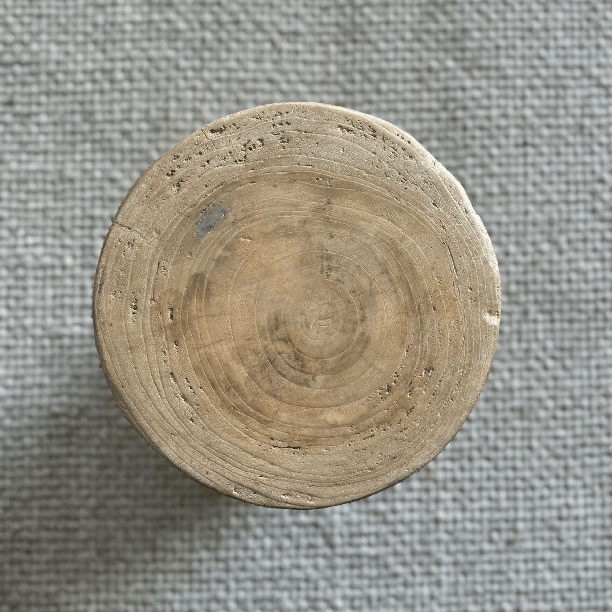 Round Drum Elm Stool Dining Furniture Beachwood Designs
