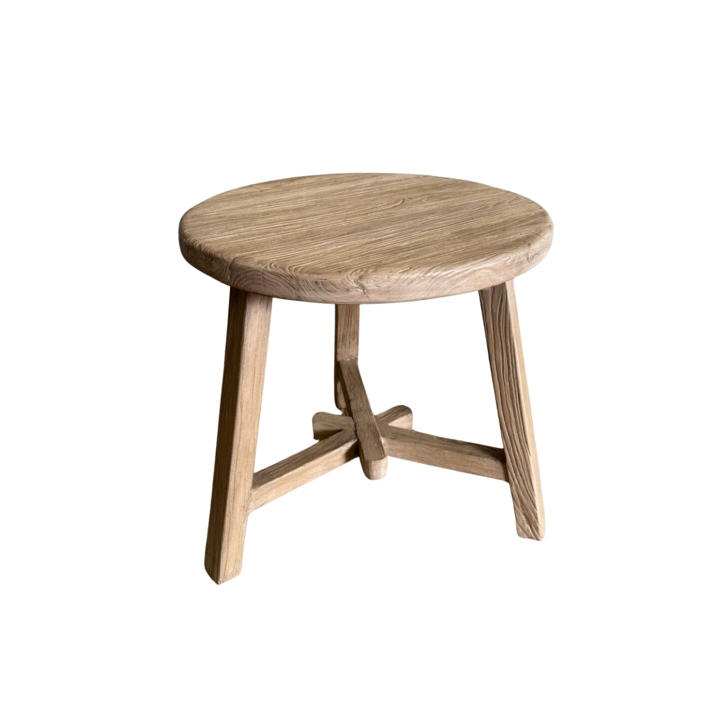 Round Elm Side Table - D500mm Living Furniture Beachwood Designs