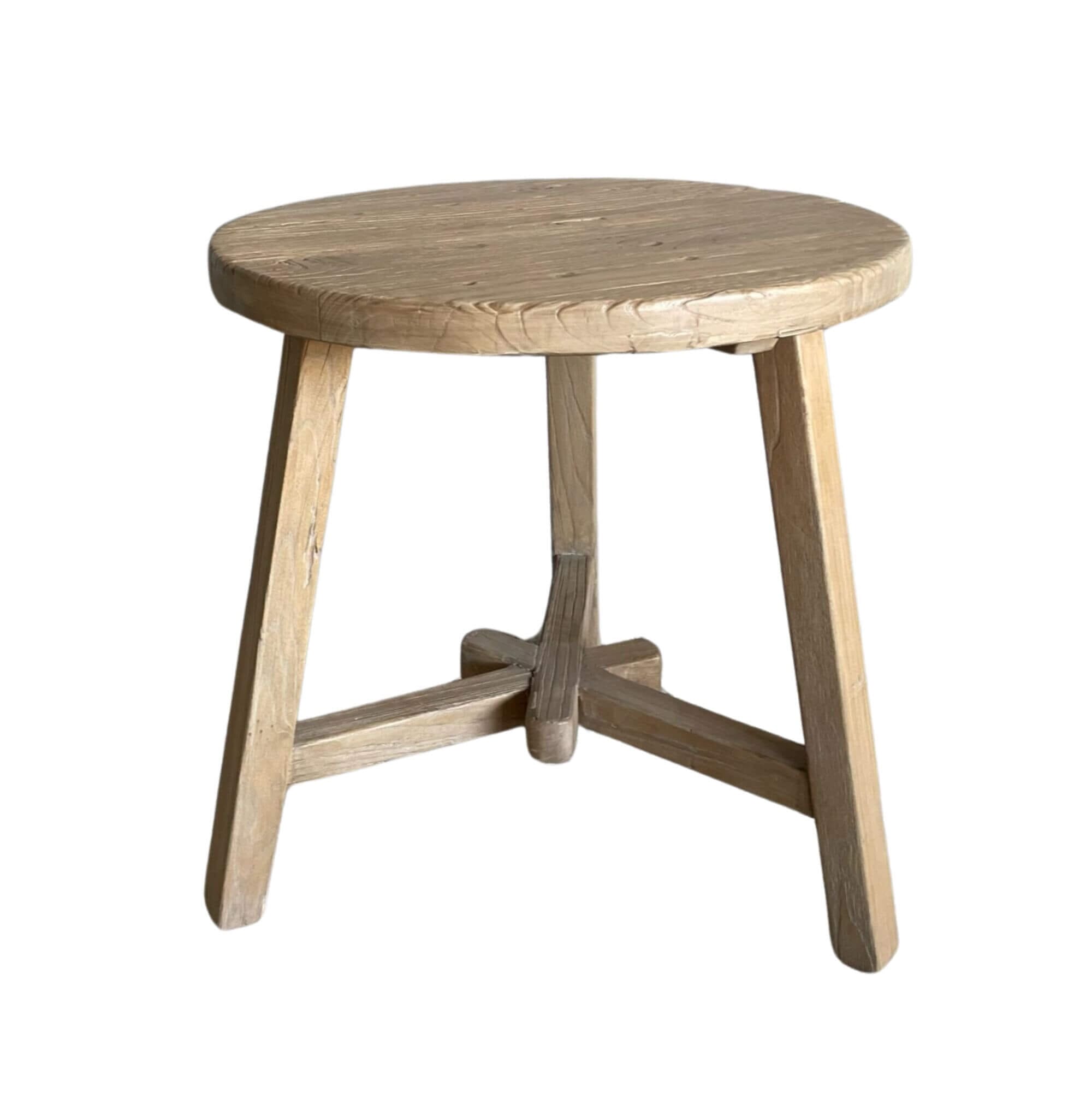 Round Elm Side Table - D660mm Living Furniture Beachwood Designs