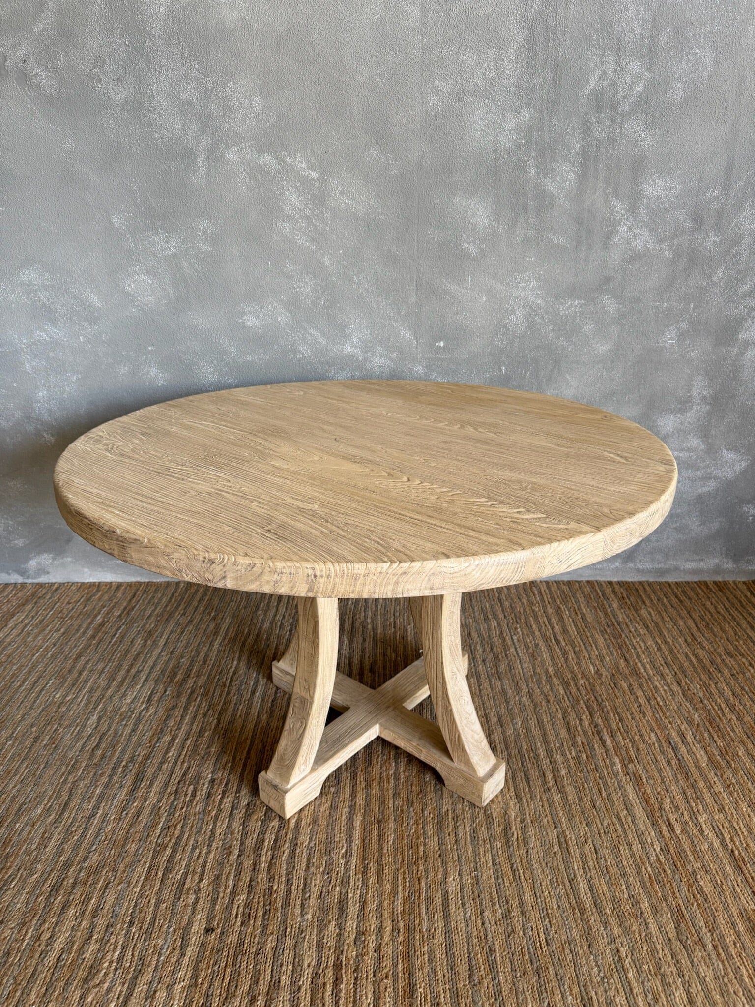 Saville Elm Dining Table - D1200mm Dining Furniture Beachwood Designs