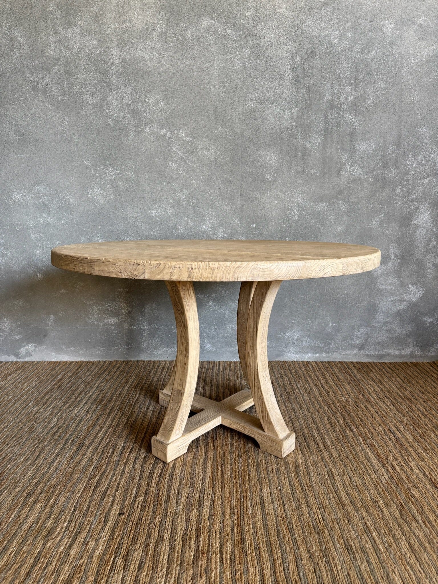 Saville Elm Dining Table - D1200mm Dining Furniture Beachwood Designs