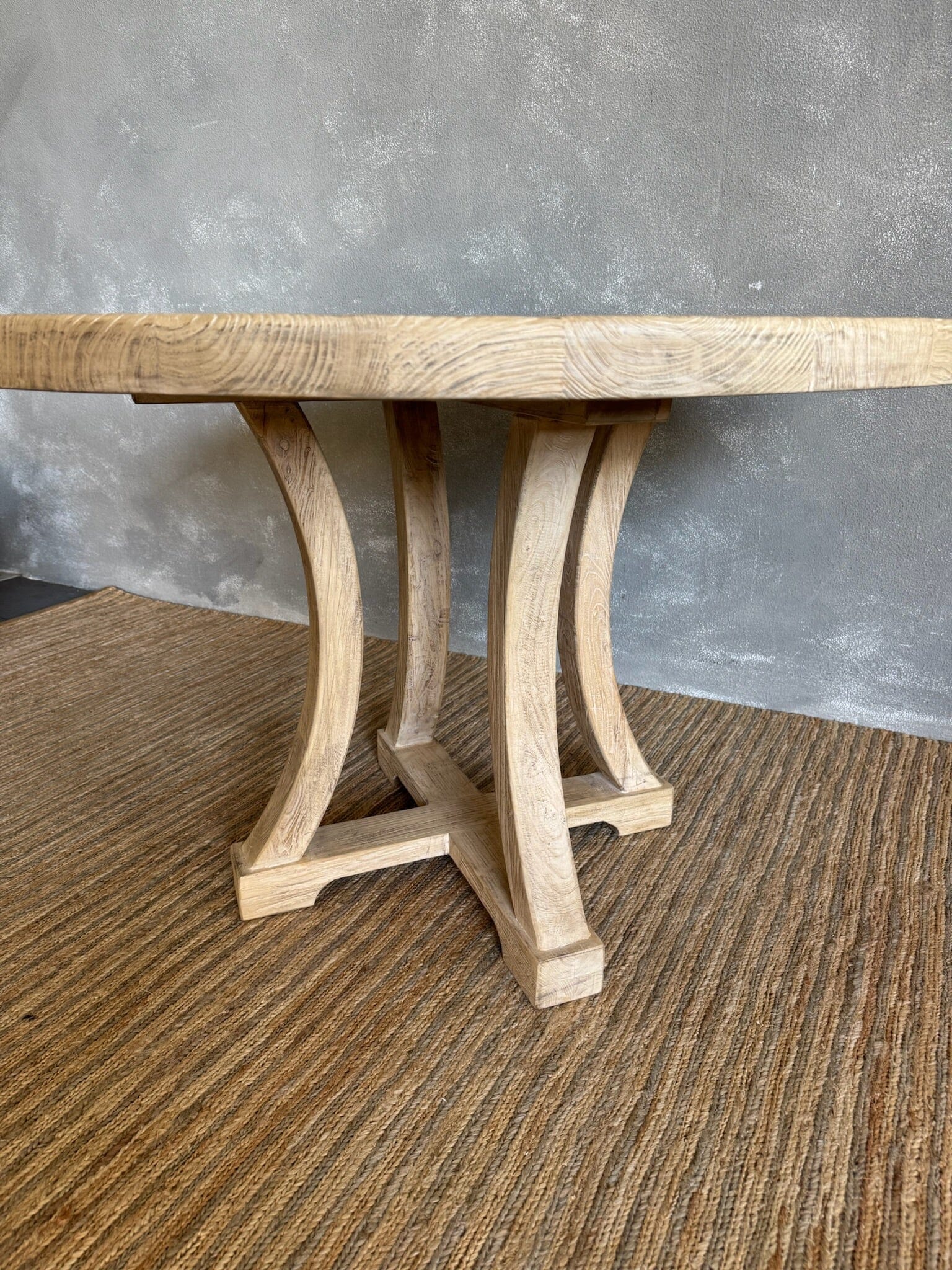 Saville Elm Dining Table - D1200mm Dining Furniture Beachwood Designs