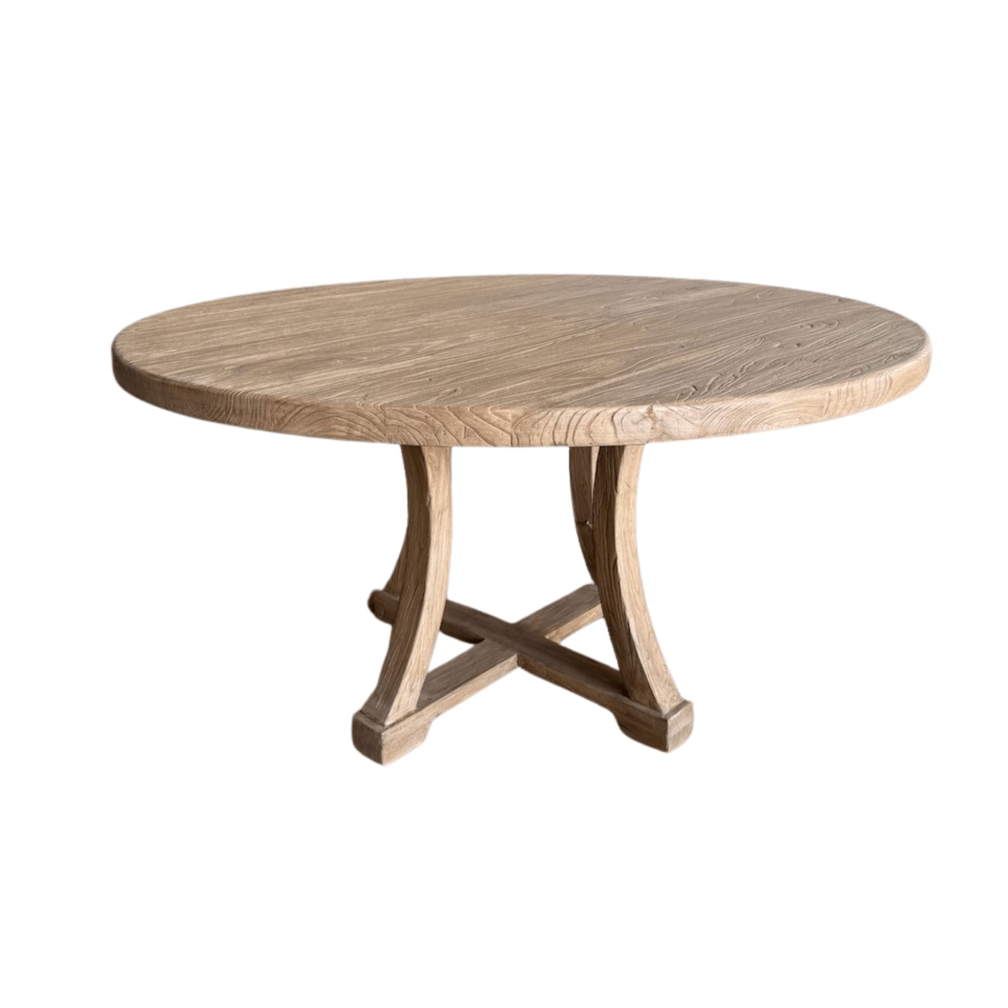 Saville Elm Dining Table - D1500mm Dining Furniture Beachwood Designs