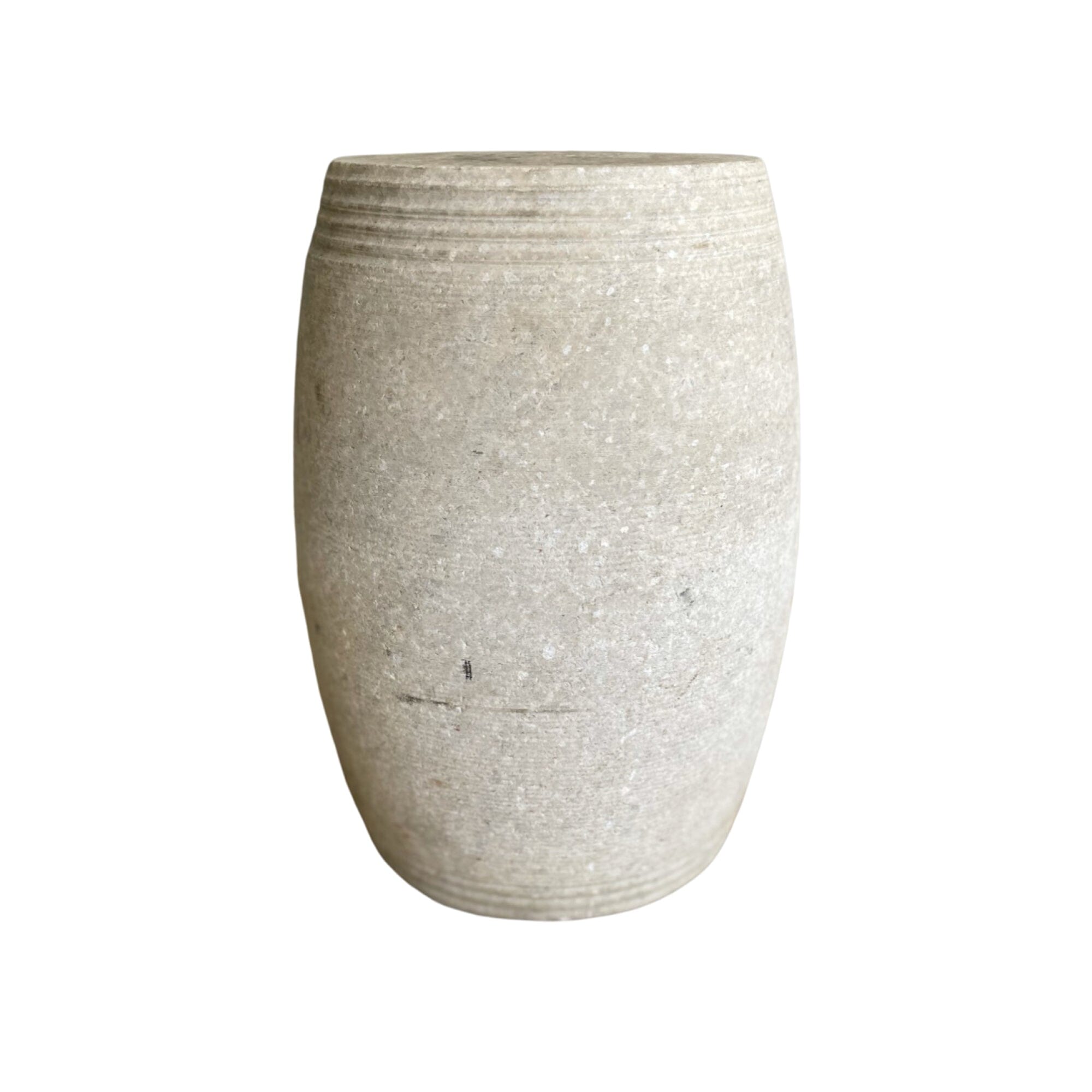 Solid Stone Stool Living Furniture Beachwood Designs