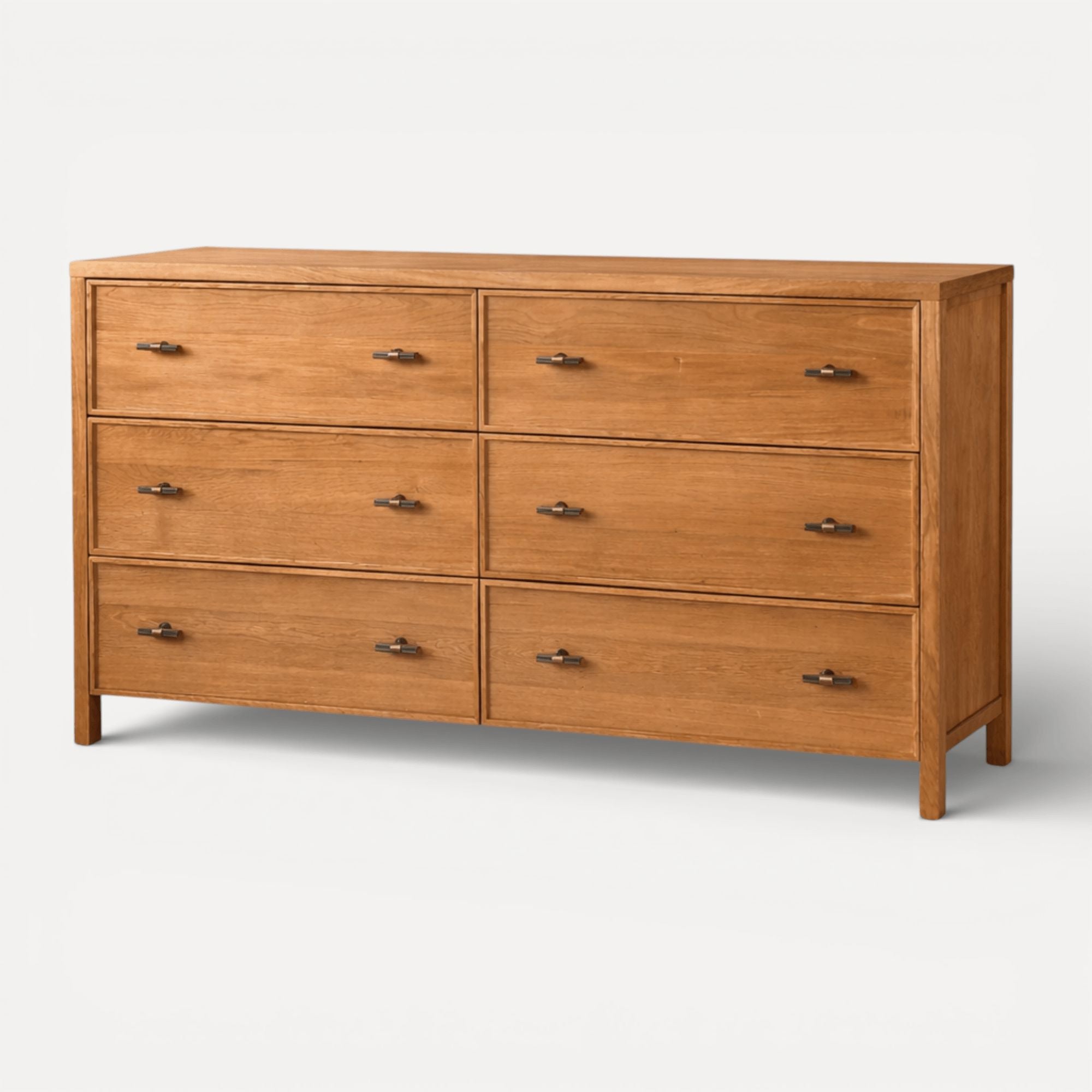 Sorrento Chest of Drawers L1600mm - Natural Oak Bedroom Furniture Beachwood Designs