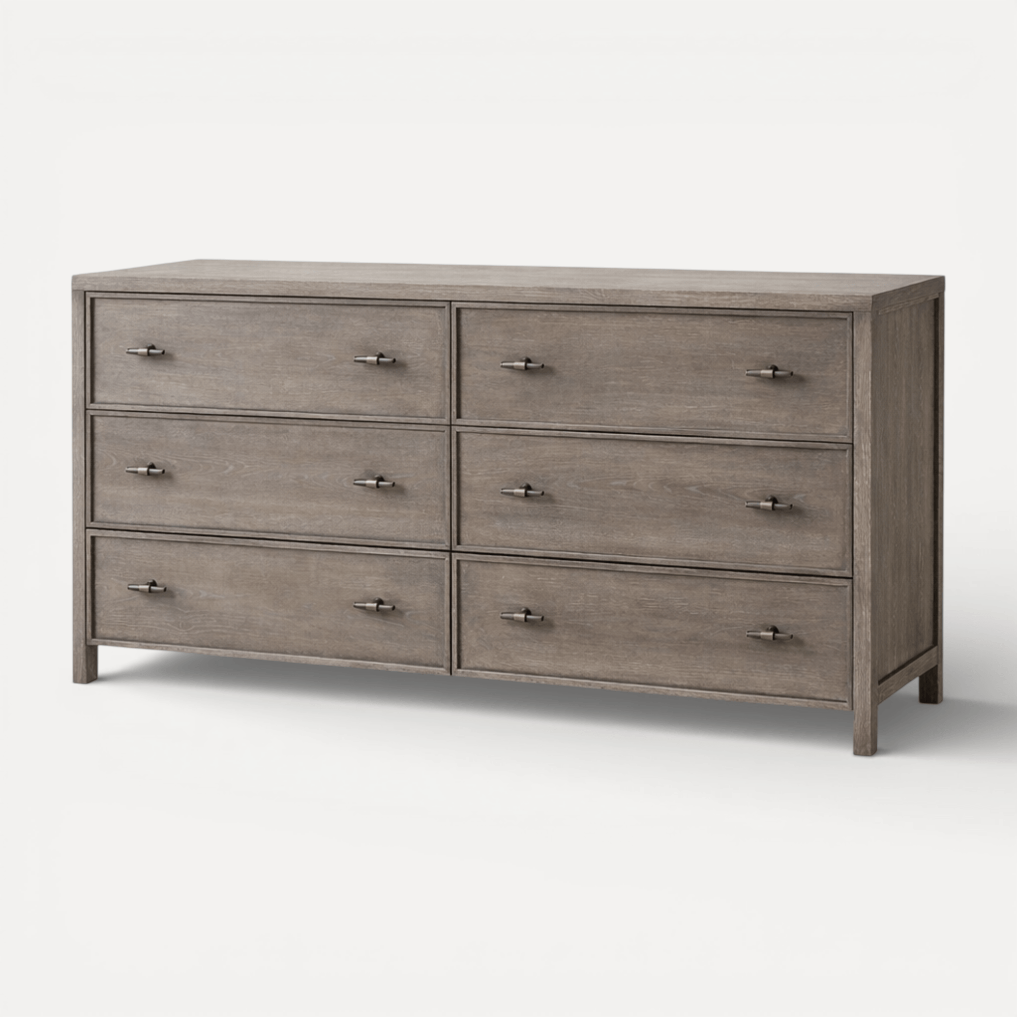 Sorrento Chest of Drawers L1600mm - Smoked Grey