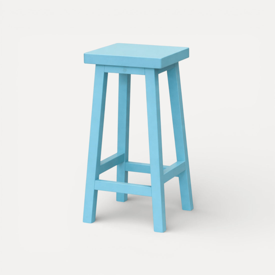 Square Bar Stool - Distant Blue Dining Furniture Beachwood Designs