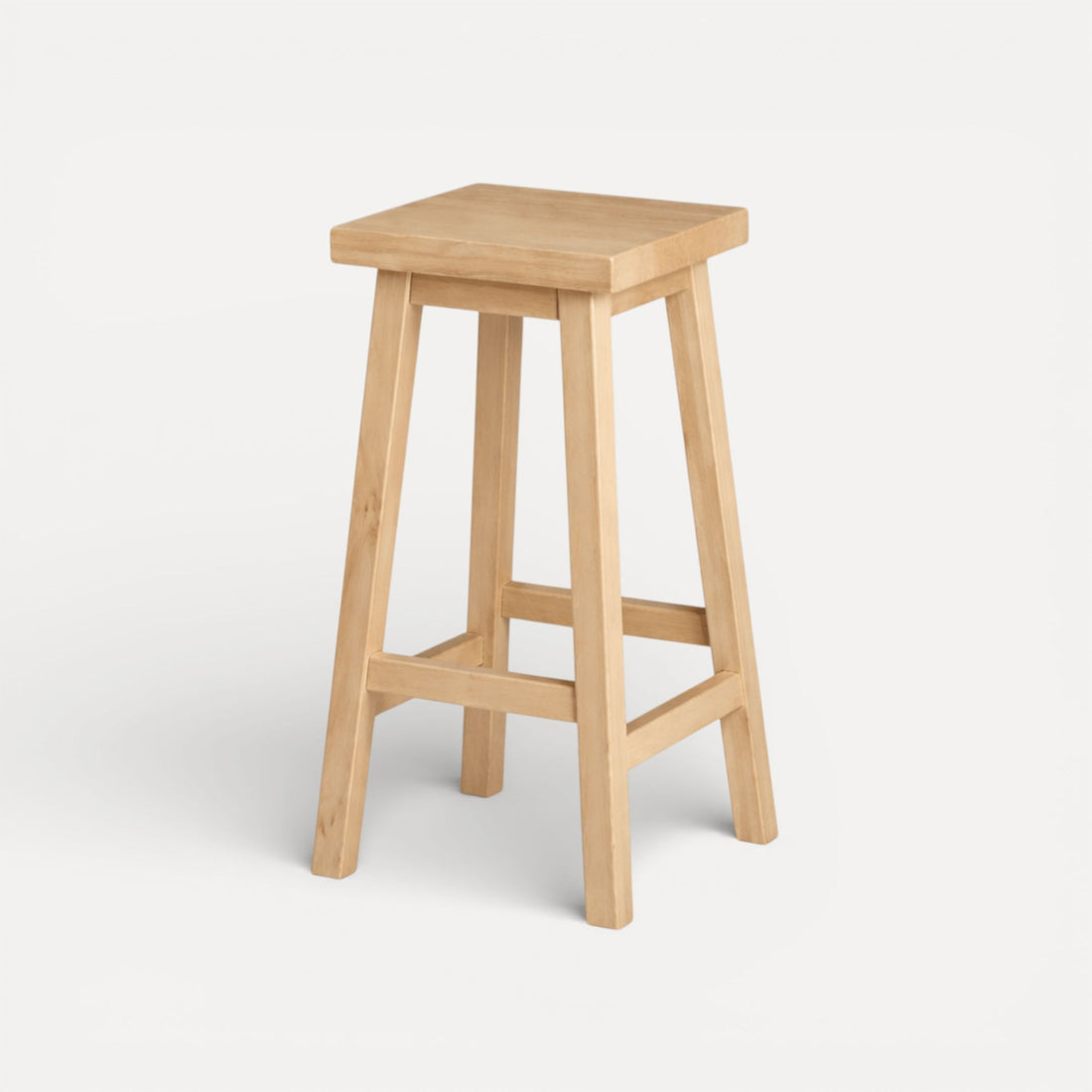 Square Bar Stool - Limed Ash Dining Furniture Beachwood Designs