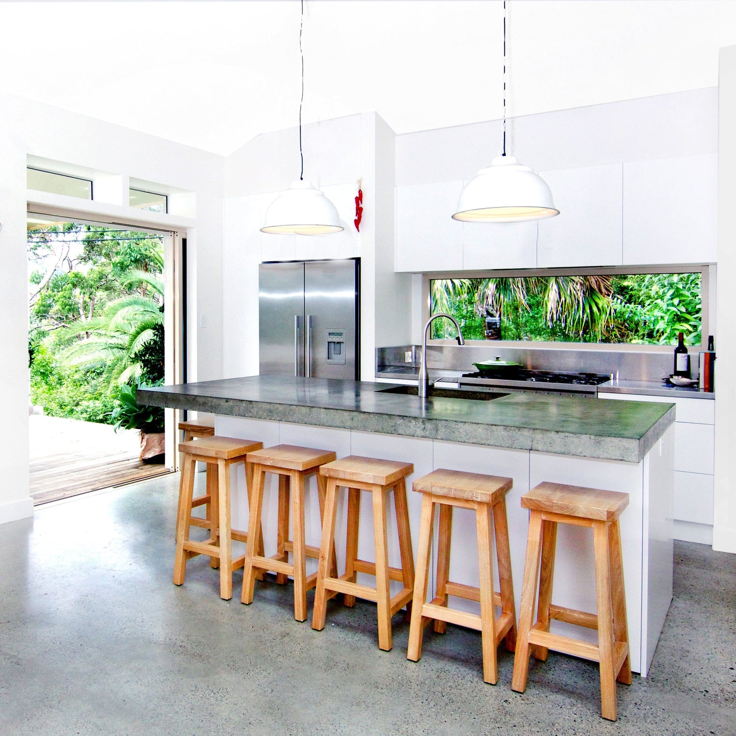 Square Bar Stool - Limed Ash Dining Furniture Beachwood Designs