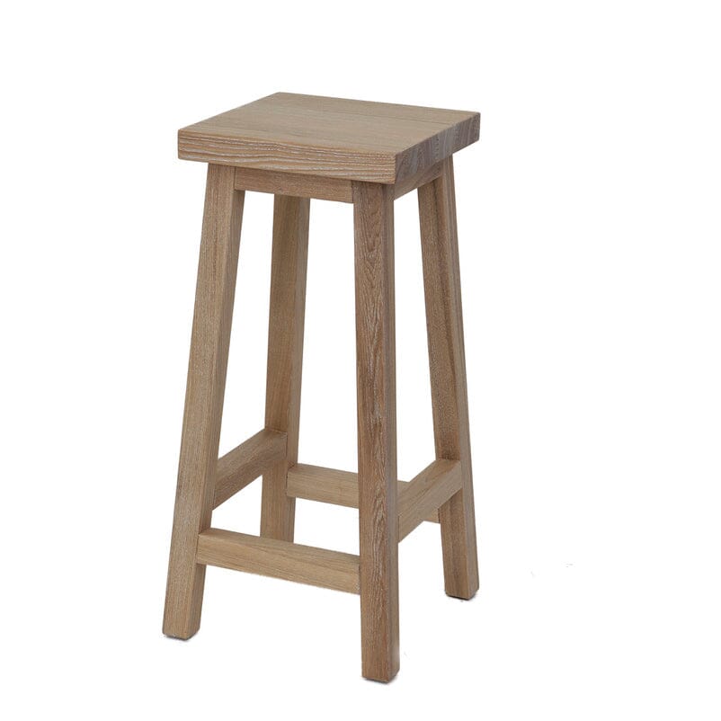 Square Bar Stool - Limed Ash Dining Furniture Beachwood Designs