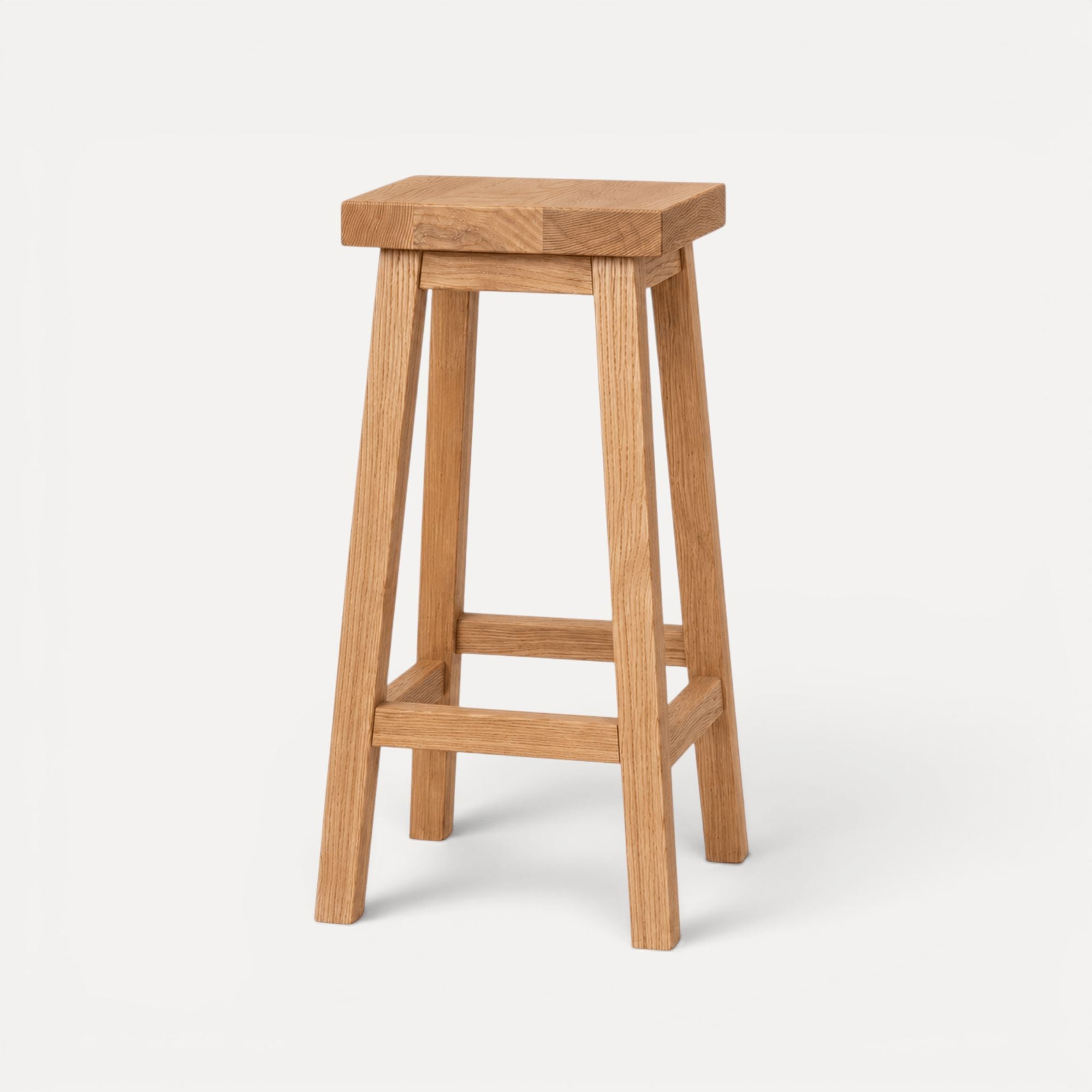 Square Bar Stool - Natural Dining Furniture Beachwood Designs